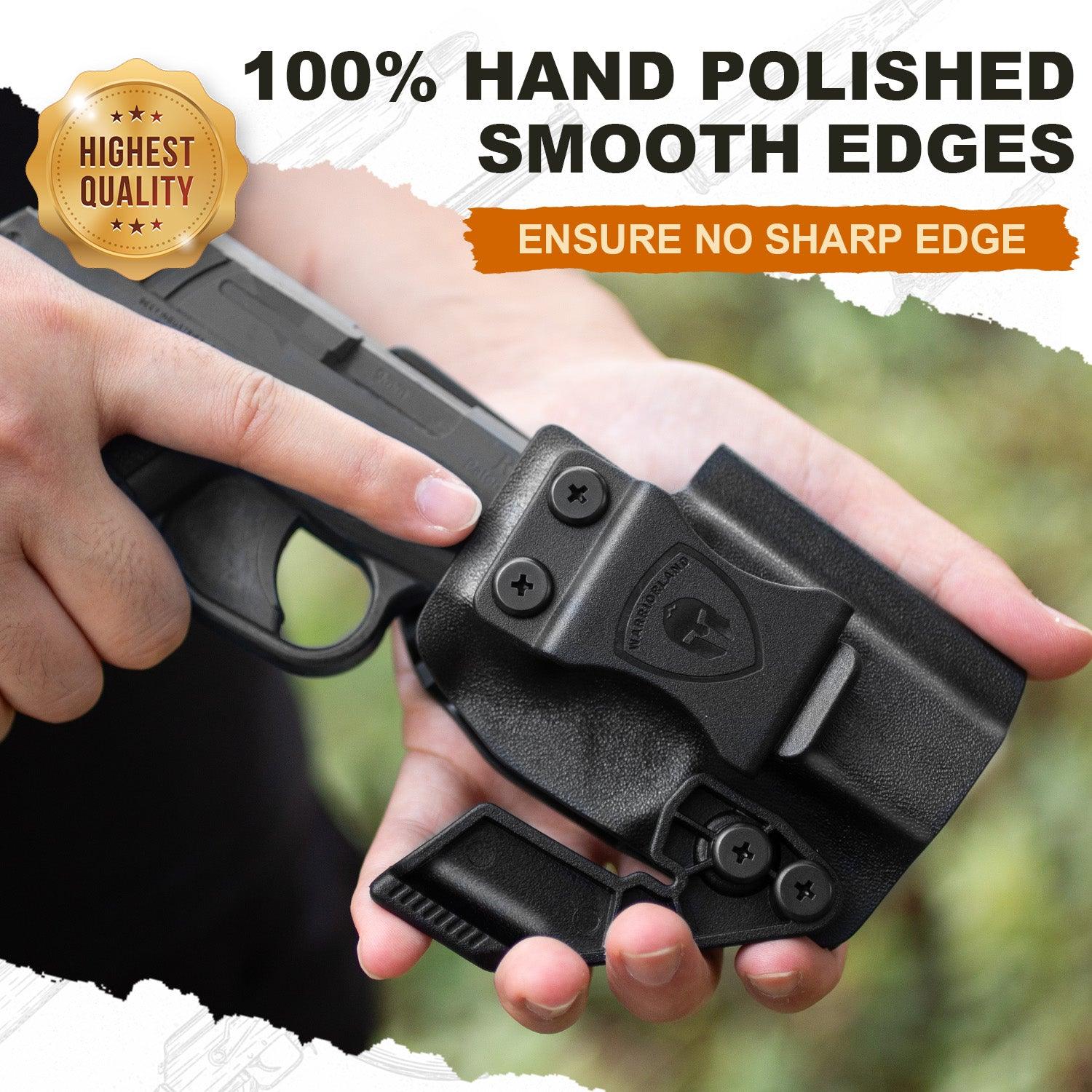 SCCY CPX-1 / CPX-2 w/Claw & Optics Cut, IWB Kydex Holster for SCCY CPX1 & SCCY CPX2, Inside Waistband Appendix Carry, Right Hand|WARRIORLAND WARRIORLAND