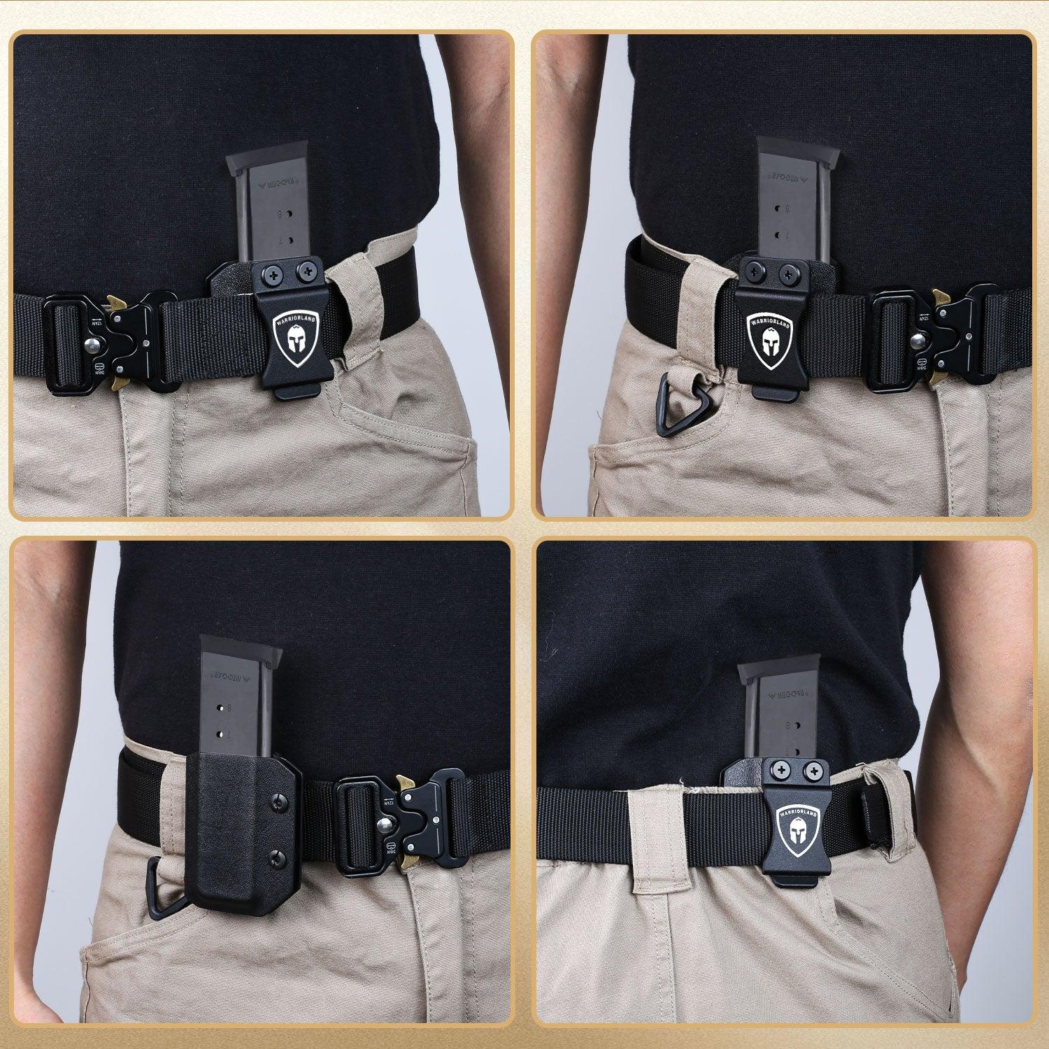 1911 Mag Carrier IWB/OWB .45ACP Single Stack Magazine Holster Fit: 1911 .45ACP Magazine, Right Hand/Left Hand Draw Mag Holder|WARRIORLAND WARRIORLAND