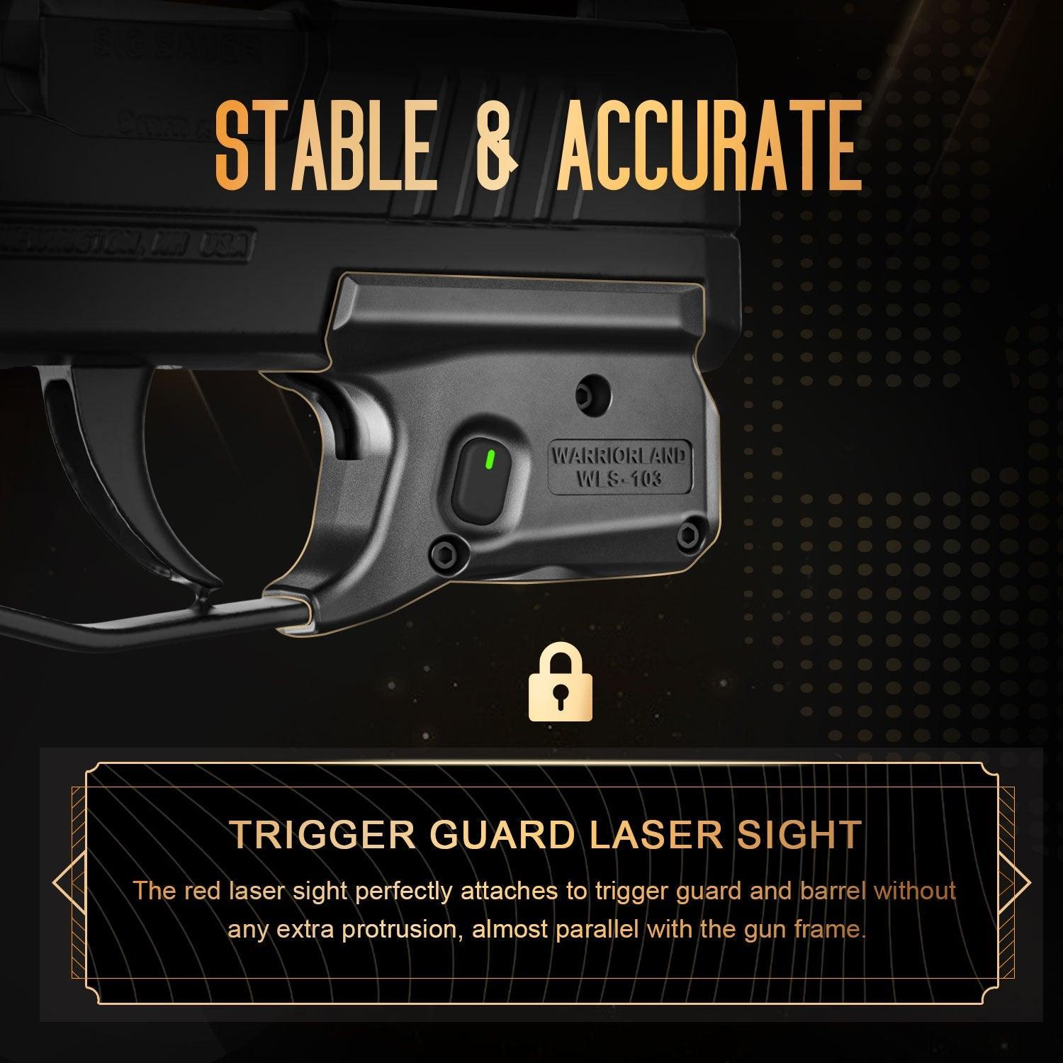 Red Laser Sight and Kydex Holster Combo Tailored Fit P365/P365X/P365XL, Gun Sight with Ambidextrous On/Off Switch & Power Indicator|WARRIORLAND WARRIORLAND