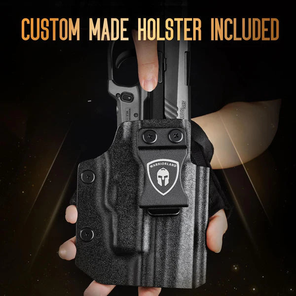 WARRIORLAND Holster (Only), Fit for P320 Compact & M18 & Full-Size & M17 & WLS-112G - Right-Hand IWB Concealed Carry Kydex Holster.