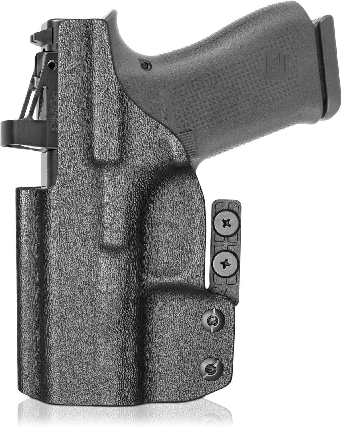 WARRIORLAND IWB Kydex Holster, Fit for Glock 43/43X/43Xmos, Claw& Optic Cut