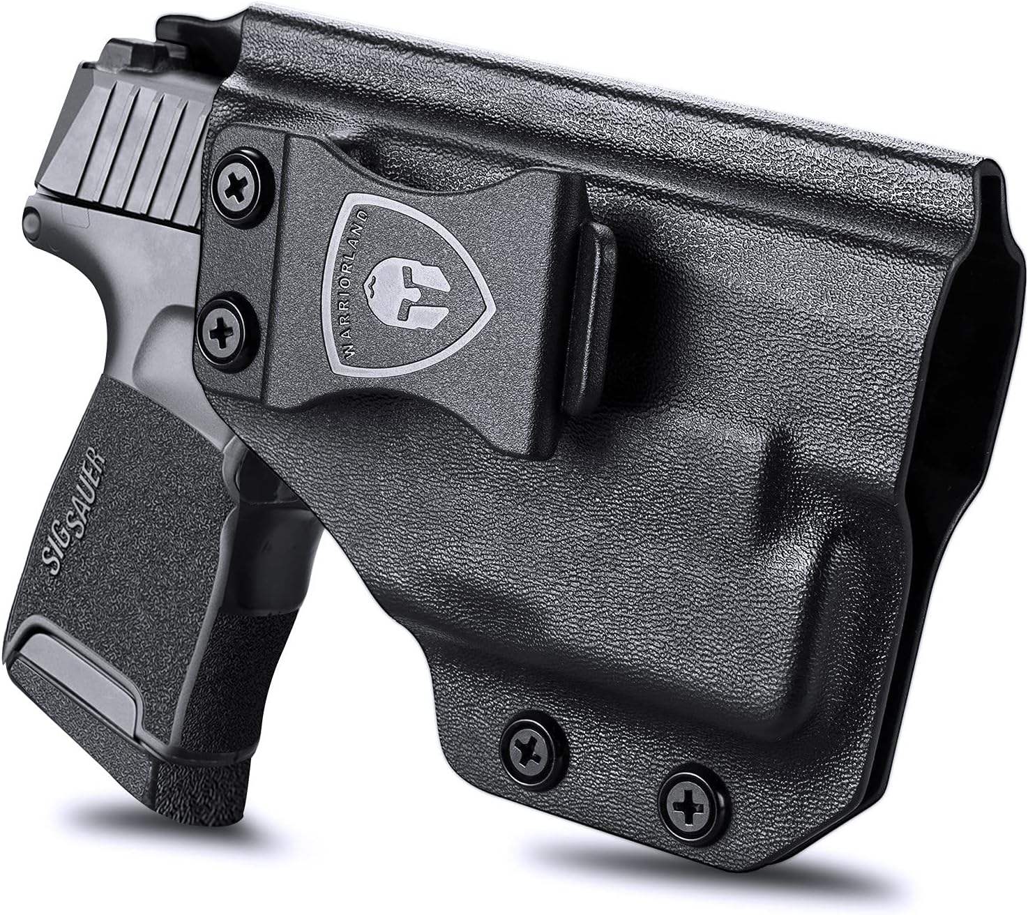 WARRIORLAND IWB Kydex Holster Compatible with Sig Sauer P365/P365X/P365 SAS/P365XL w/TLR-6/6 HL / 6 HL G, Inside Waistband Concealed Carry, Adj. Cant & Retention, Optic Cut,Right Hand WARRIORLAND