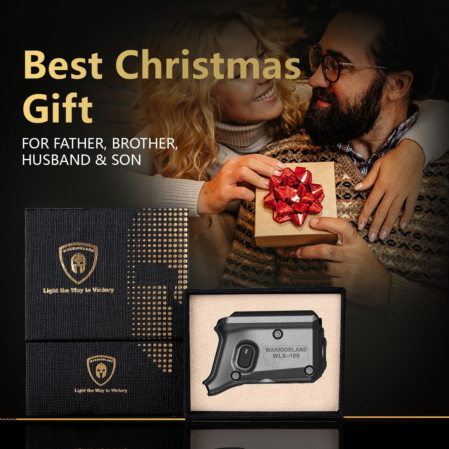 WARRIORLAND Red Laser Sight Tailored Fit P365X Macro Beam Sight, Trigger Guard Laser with Ambidextrous On/Off Switch & Power Indicator, WLS-109 WARRIORLAND