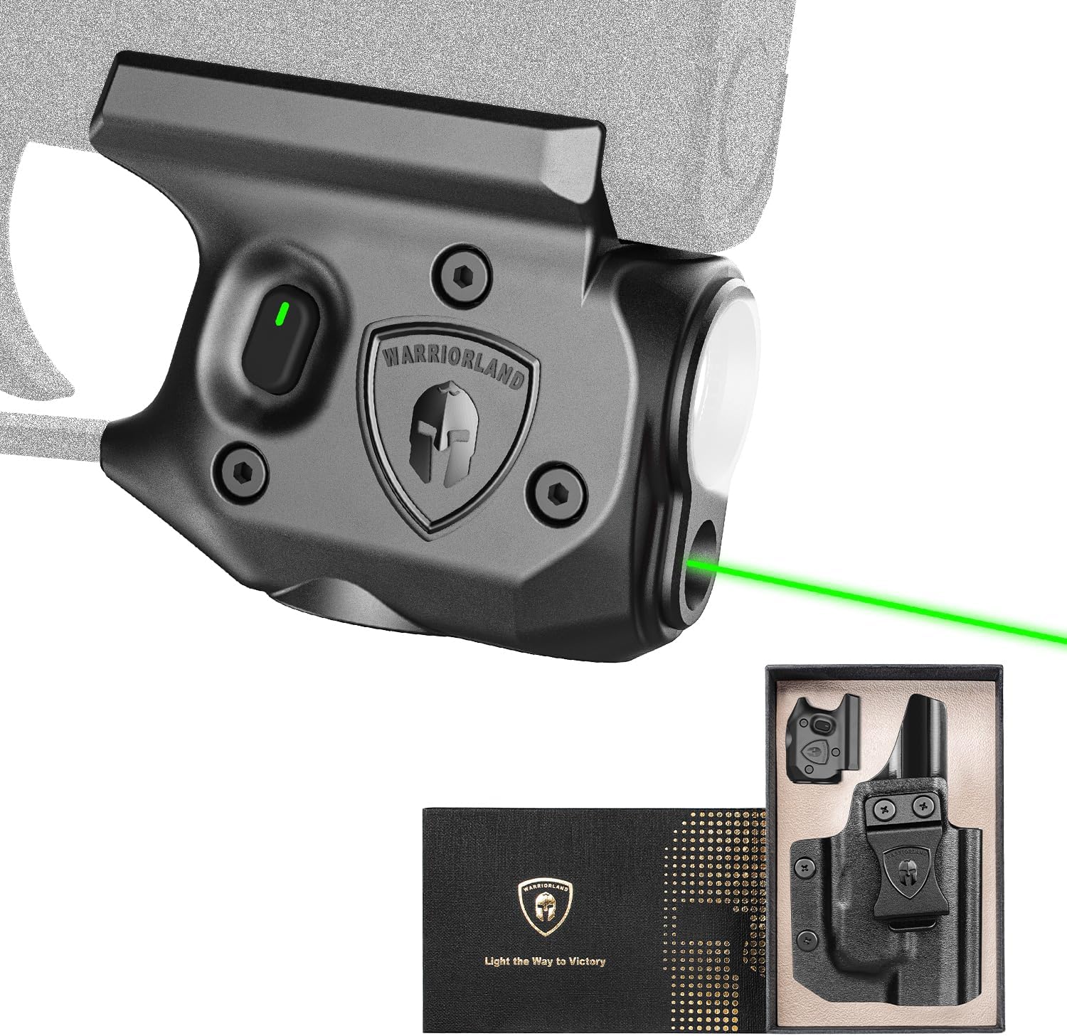 WARRIORLAND Pistol Light Laser & Holster Fit for Sig P365/ P365X