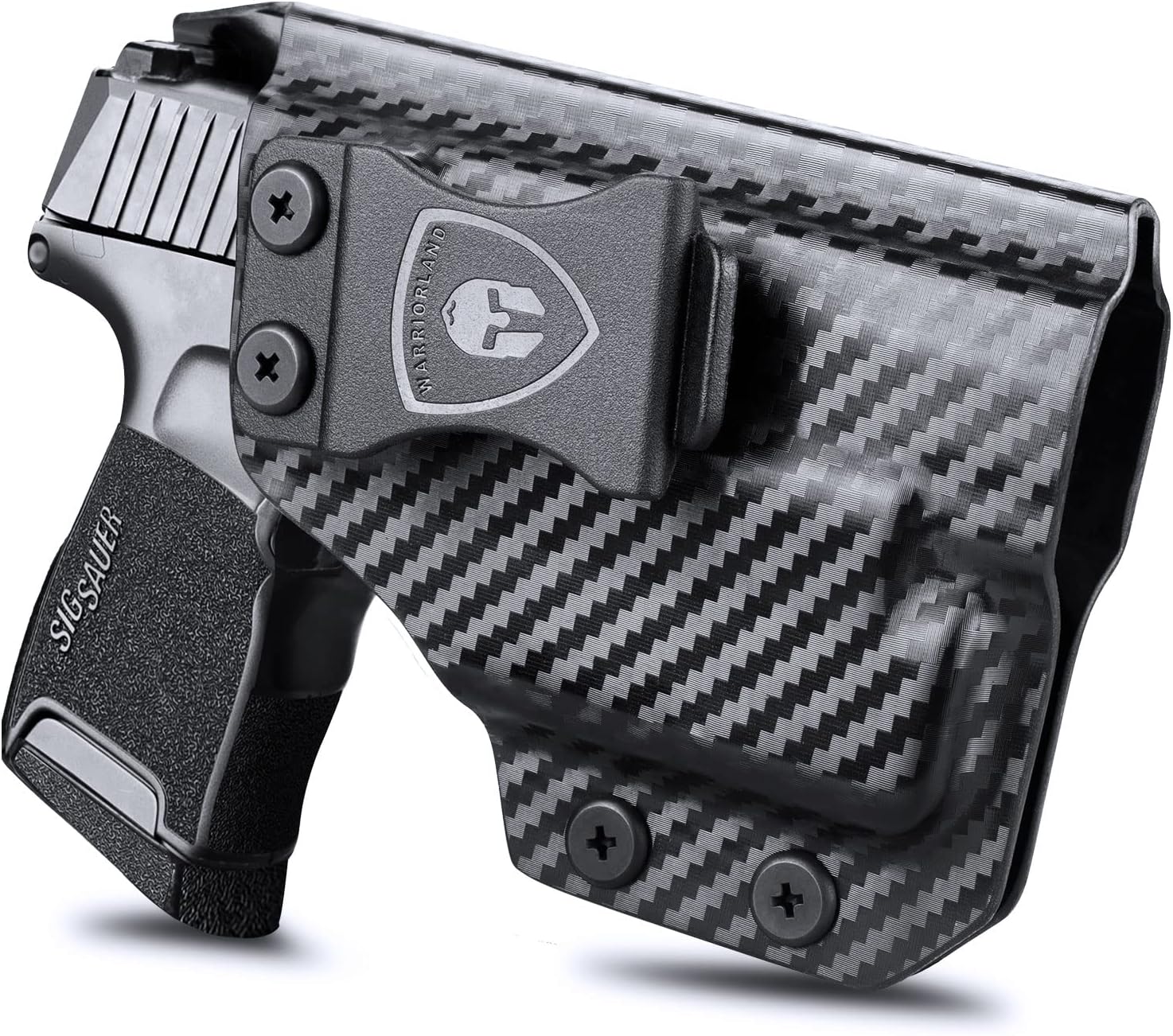 WARRIORLAND IWB Kydex Holster Compatible with Sig Sauer P365/P365X/P365 SAS/P365XL w/TLR-6/6 HL / 6 HL G, Inside Waistband Concealed Carry, Adj. Cant & Retention, Optic Cut,Right Hand WARRIORLAND