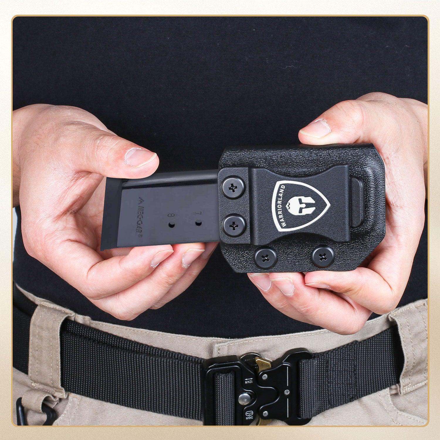 1911 Mag Carrier IWB/OWB .45ACP Single Stack Magazine Holster Fit: 1911 .45ACP Magazine, Right Hand/Left Hand Draw Mag Holder|WARRIORLAND WARRIORLAND