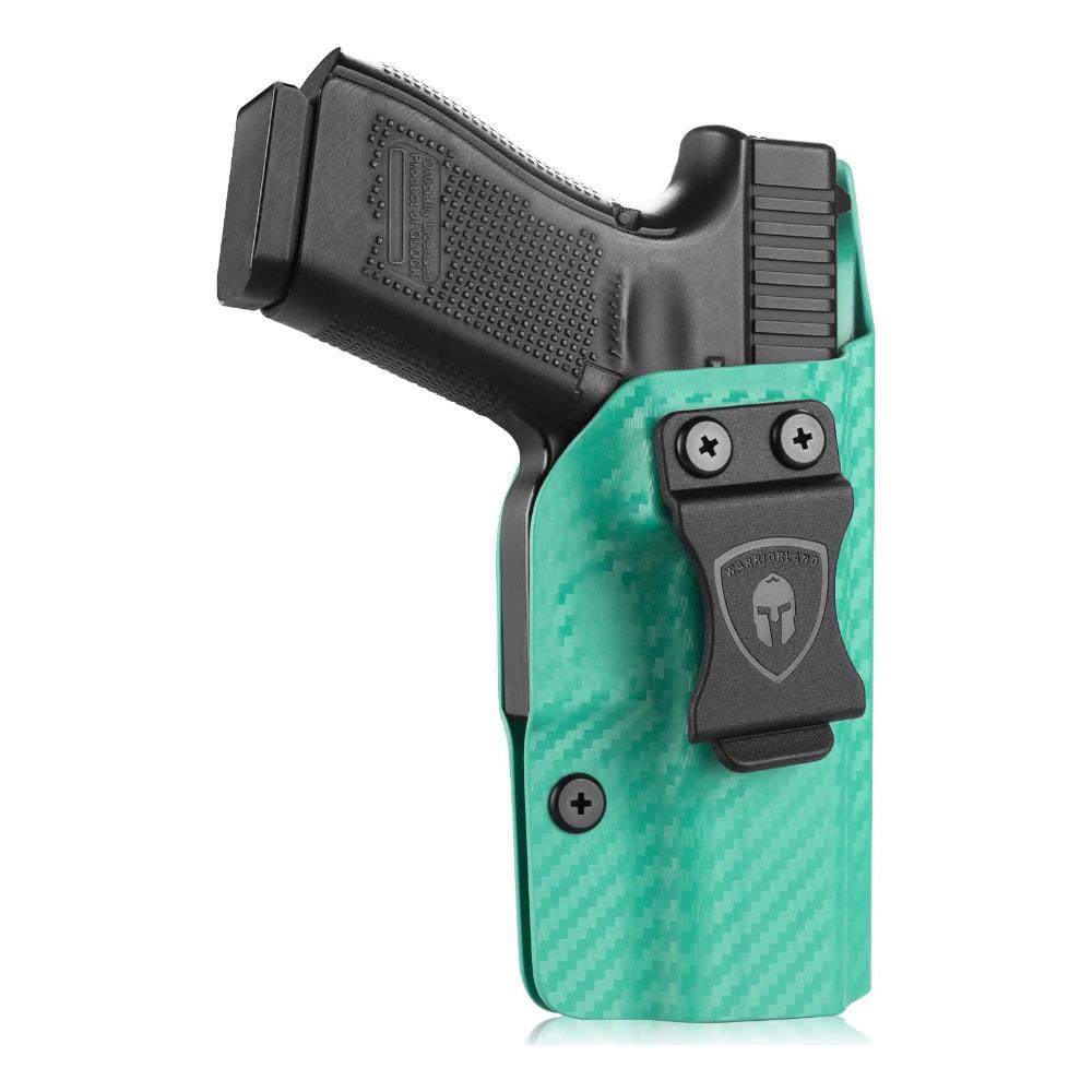 Glock17/19/19X/44/45 Gen(1-5) & Glock 23/32 Gen(3-4) IWB Carbon Fiber Kydex Holser,Red Dot Optics Cut, Wing/Claw Conceal Carry| WARRIORLAND WARRIORLAND