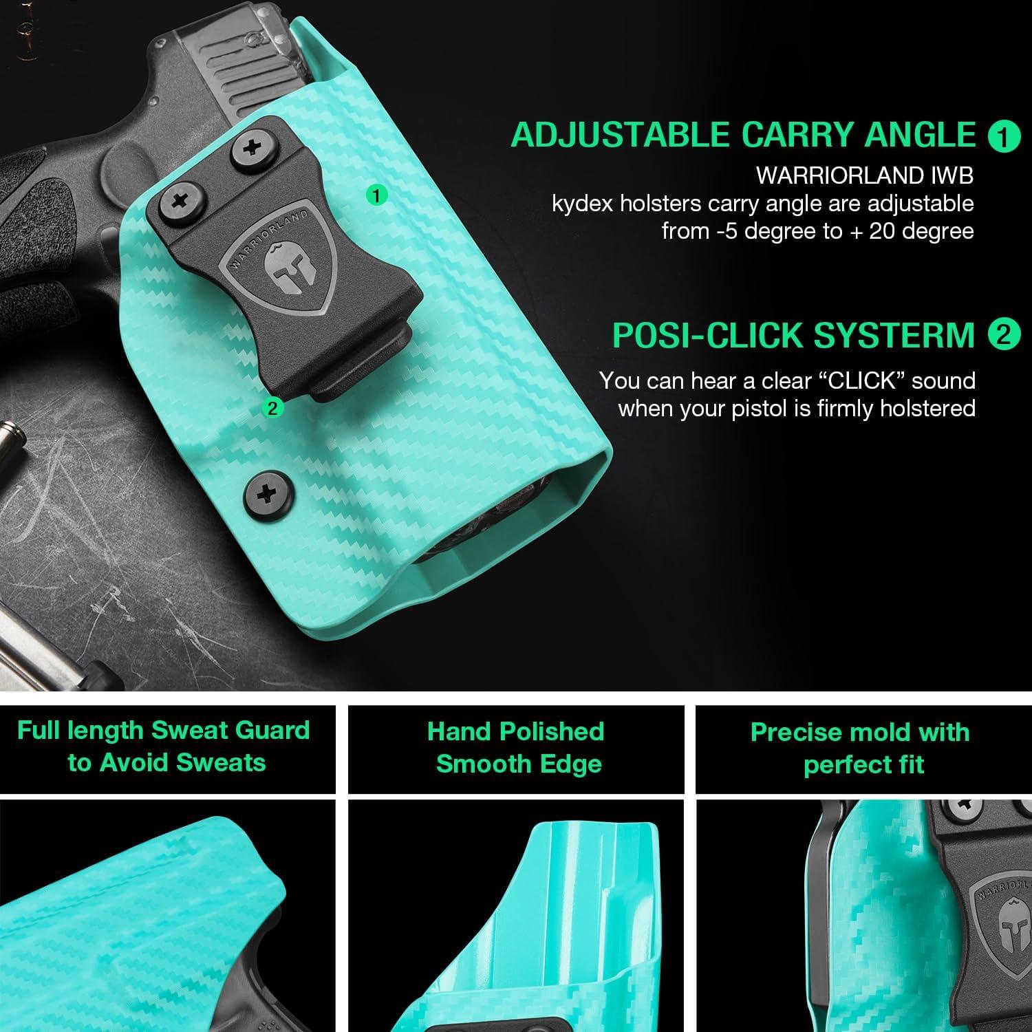 Taurus G2C / G3C / Millennium PT111 G2 / PT140, Colorful Carbon Fiber IWB Holster, Right Hand | Warriorland WARRIORLAND