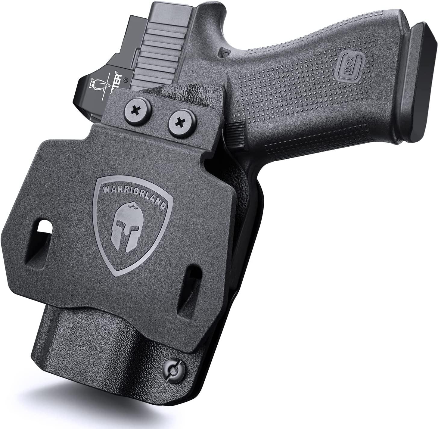 OWB Kydex Holster For Glock 43 / G43X & 43X MOS Pistol, 1.75 Optic Ready, Right Hand WARRIORLAND