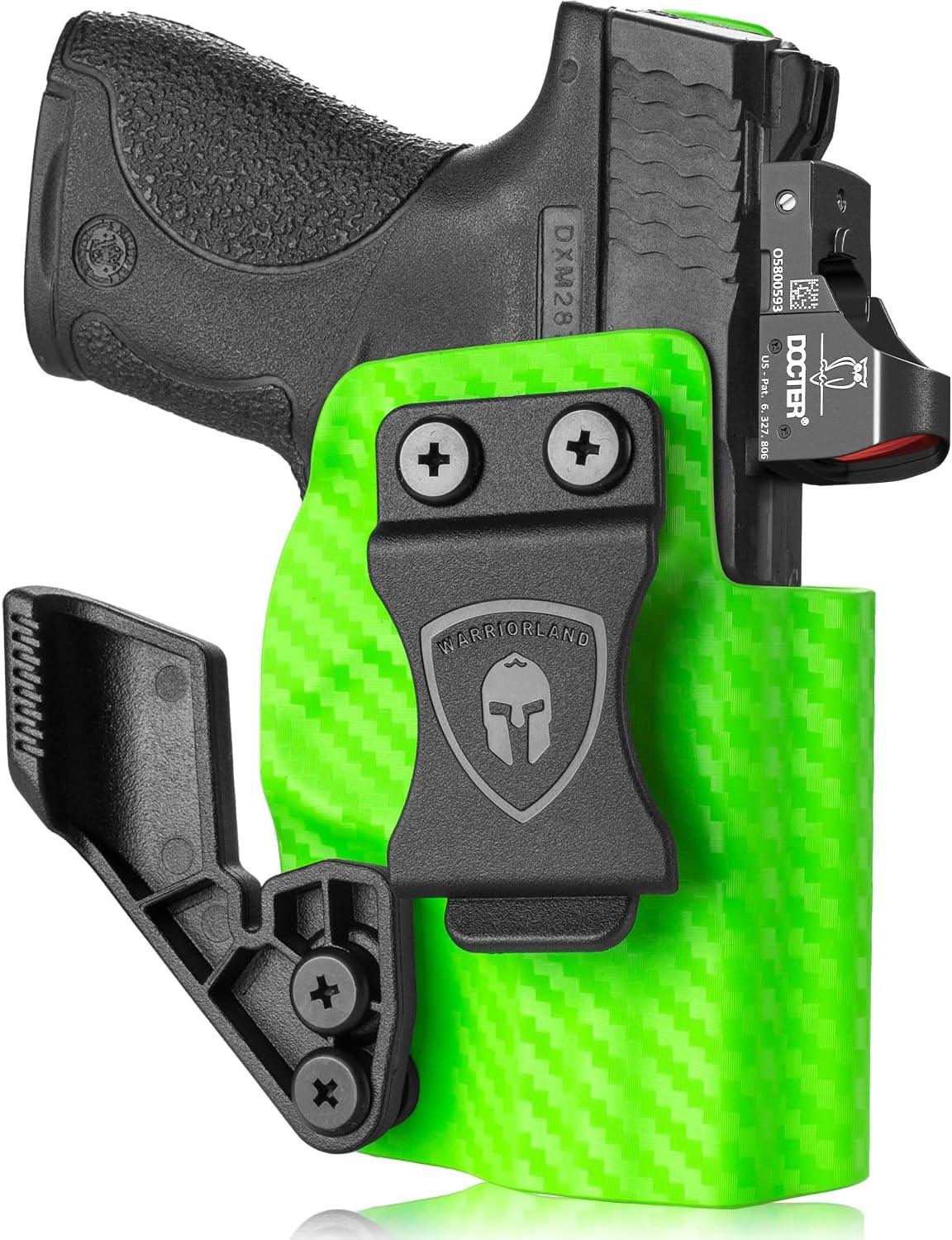 Smith & Wesson M&P Shield 9mm/.40 M2.0 / M1.0 3.1’’ Barrel Pistol IWB Carbon Fiber Kydex Holster, Right Hand | WARRIORLAND WARRIORLAND