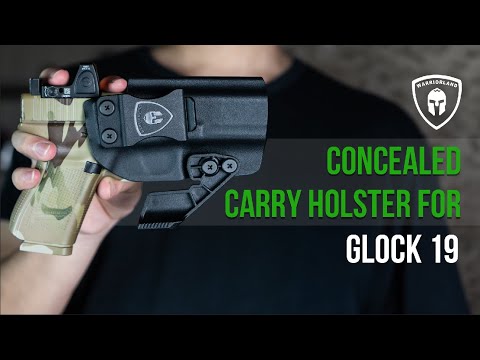Glock 17/19/34 Gen3-5、Glock 17/19 Gen 4-5 MOS、G19X  G23 Gen3-4  G22 Gen3-4 G31 Gen3-4 G32 Gen3-4  G34 Gen5 MOS   G44  G45  G45 MOS holster with Claw Red Dot Optics Cut Trigger Guard Holsters for Fat Guys | WARRIORLAND