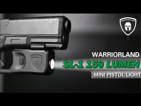 Hellcat Handgun Light, 150 Lumens Tatical Light with Kydex Holster Combo Tailored Made for Springfield Hellcat/Hellcat RDP - Not Fit Hellcat Pro Pistol, Mini LED Flashlight SL-1|WARRIORLAND