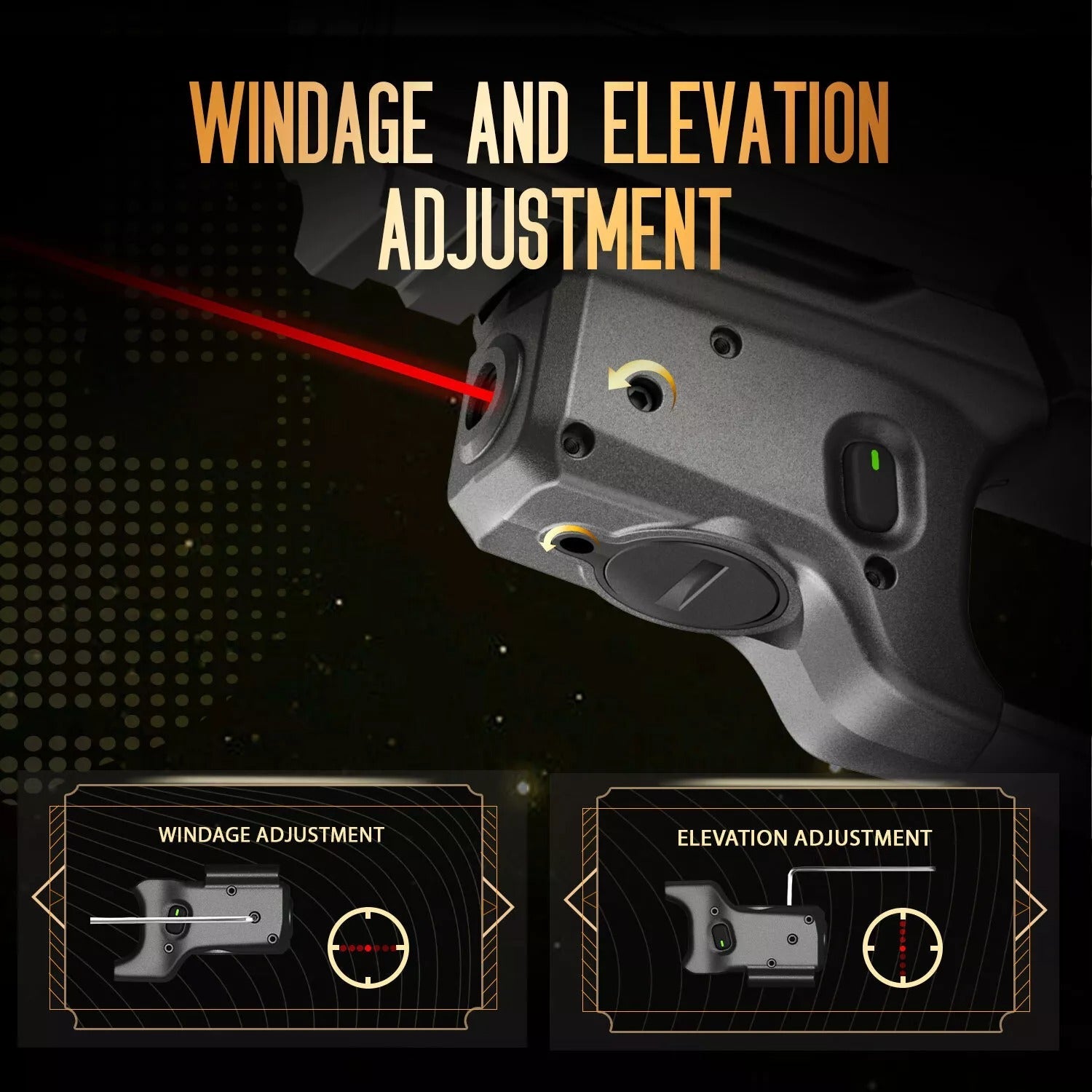 Red Laser Sight Fit Sig P320 CompactM18&P320 Full SizeM17 Pistol,Wi/P320 Holster WARRIORLAND