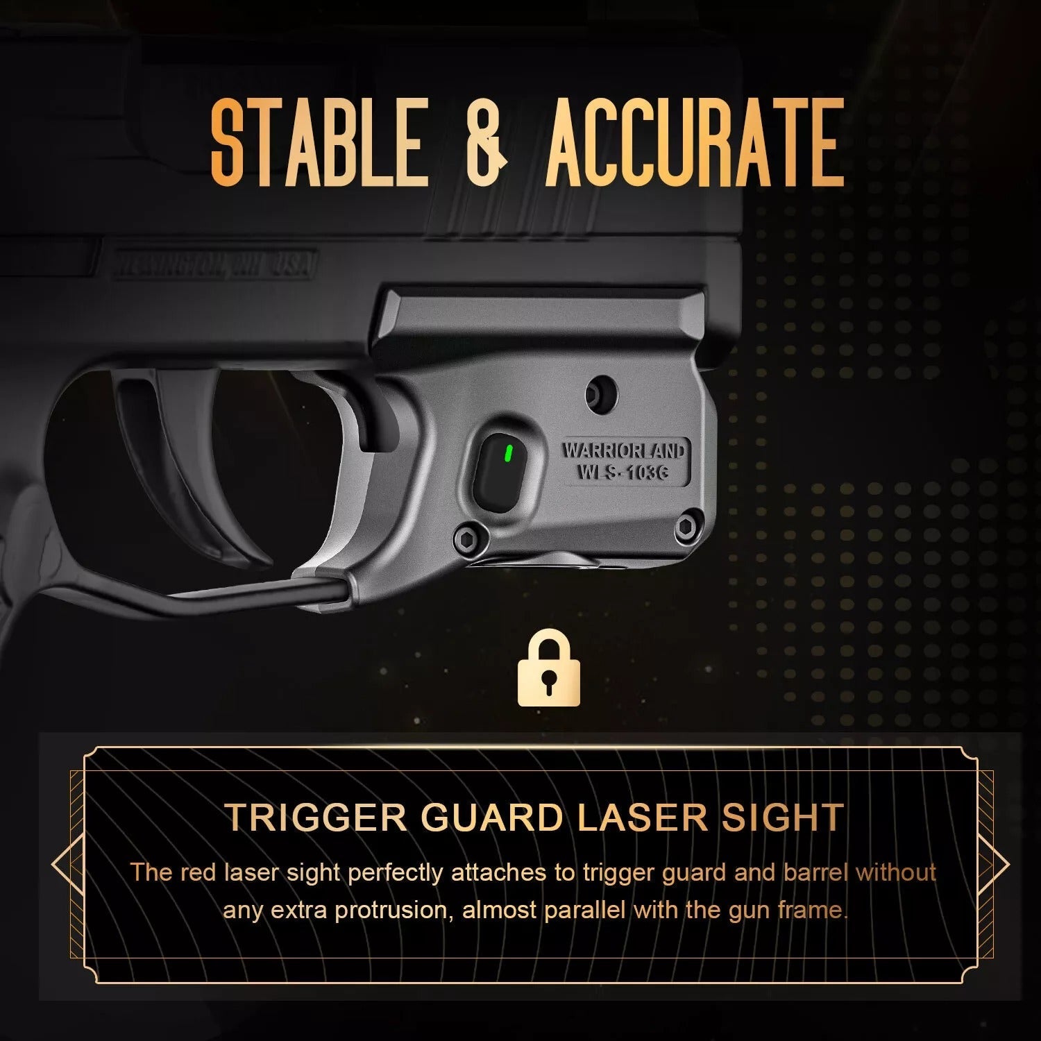 Green Laser Sight Designed to fit Sig Sauer P365/ P365X/P365XL,WLS-103G WARRIORLAND