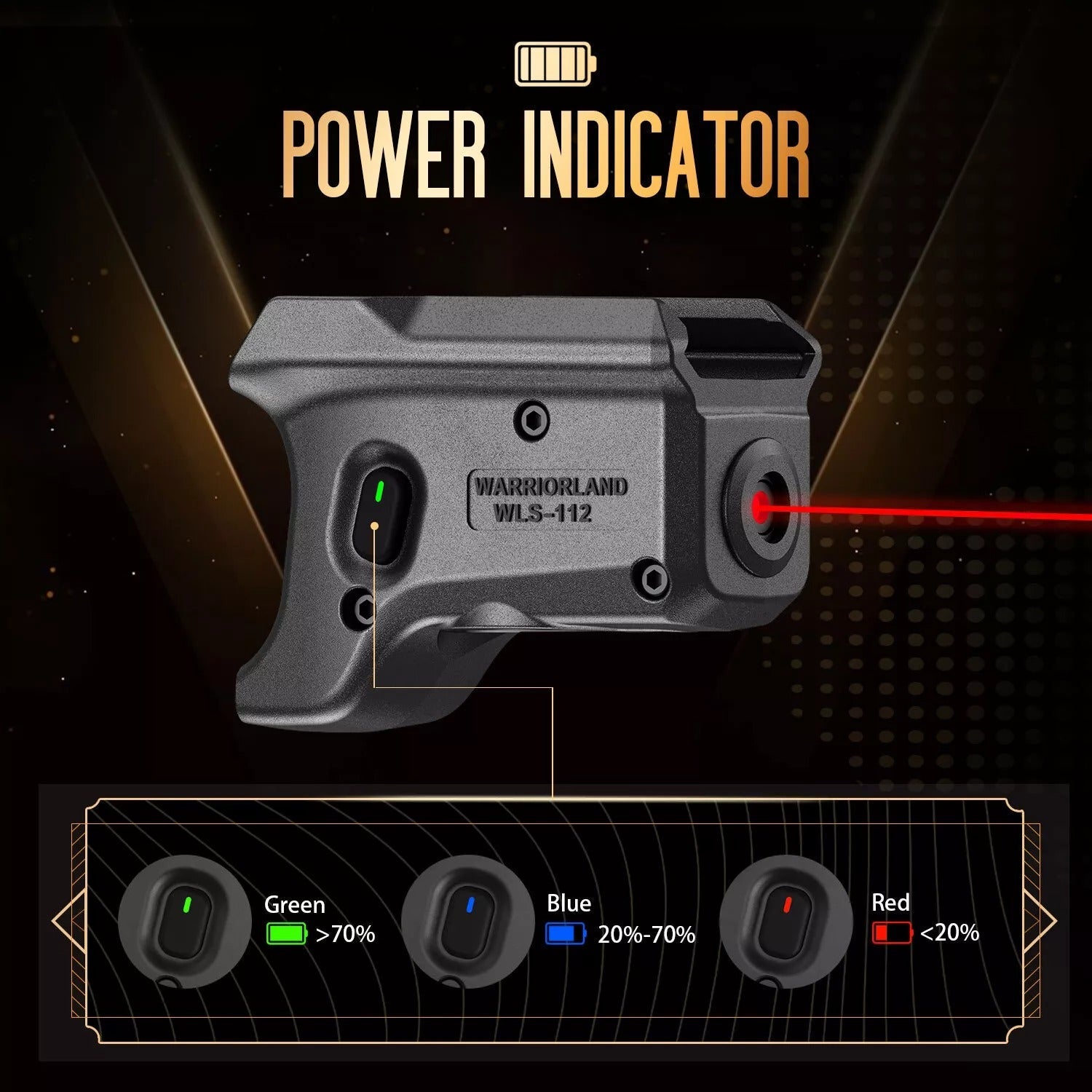 Red Laser Sight Fit Sig P320 CompactM18&P320 Full SizeM17 Pistol,Wi/P320 Holster WARRIORLAND
