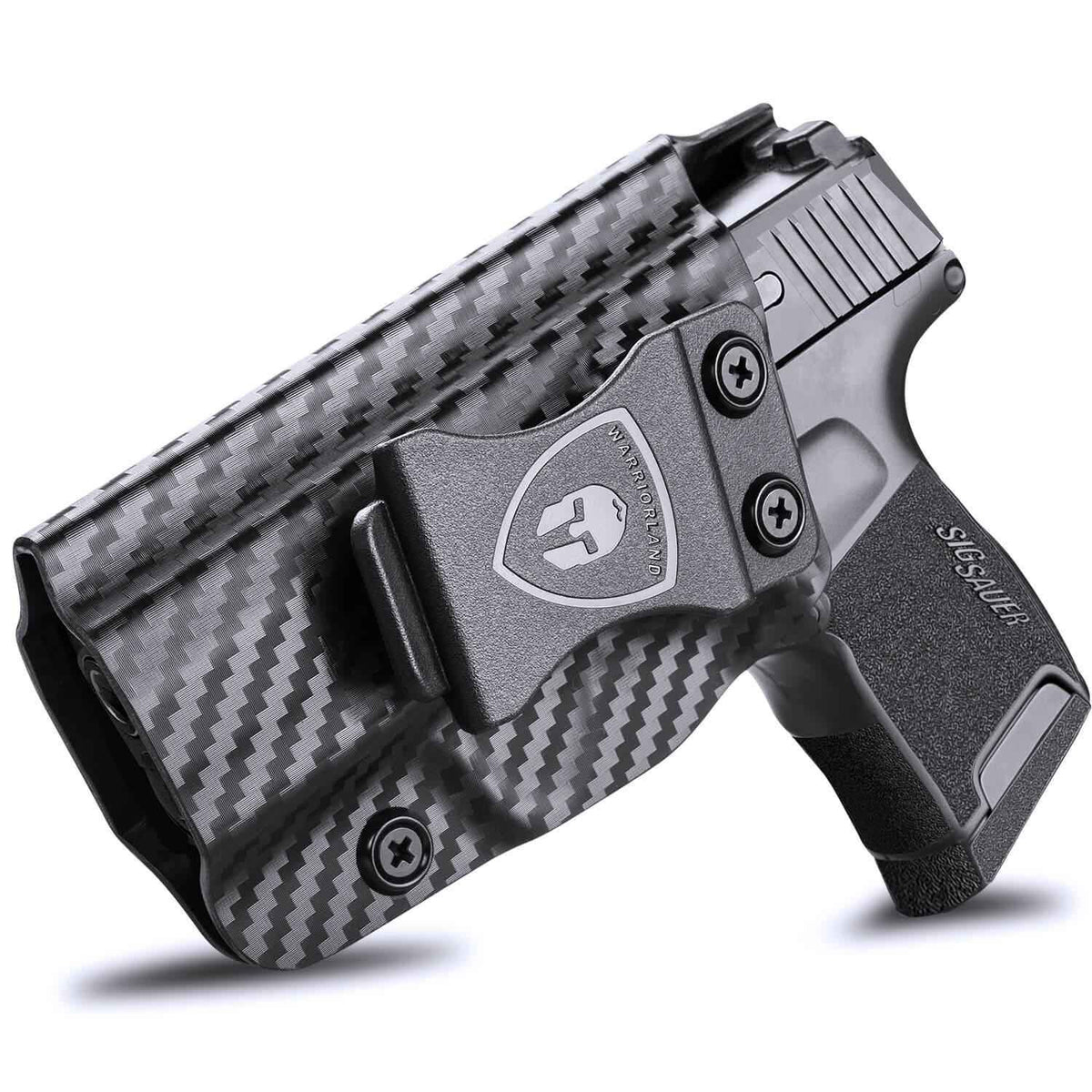Sig Sauer P365XL IWB Kydex Holser, Carbon Fiber Texture, Inside the Waist Band, Right Hand | WARRIORLAND