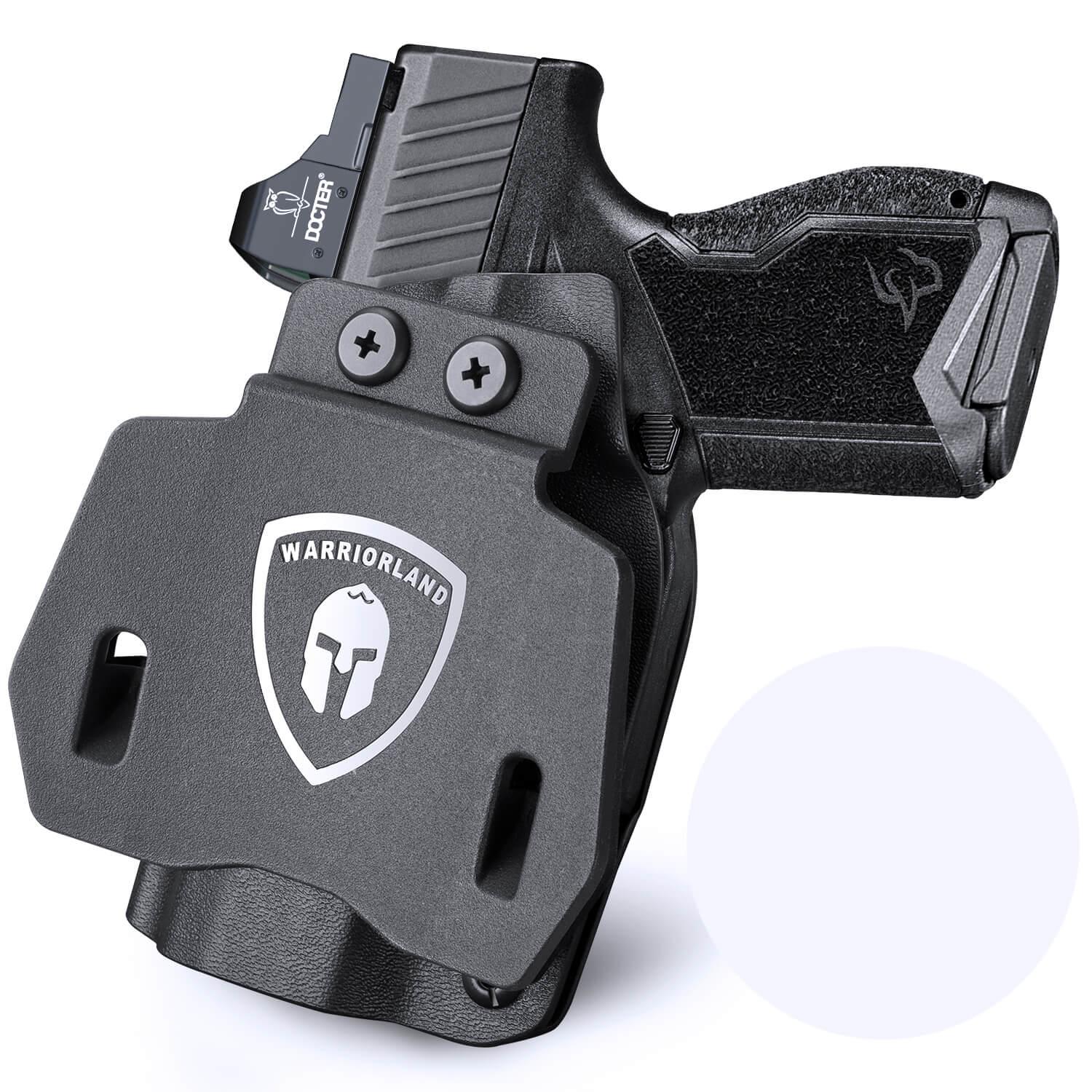 Taurus GX4 OWB Kydex Paddle Holster Appendix Open Carry Fully Trigger Guard with Red Dot Optics Cut | WARRIORLAND WARRIORLAND