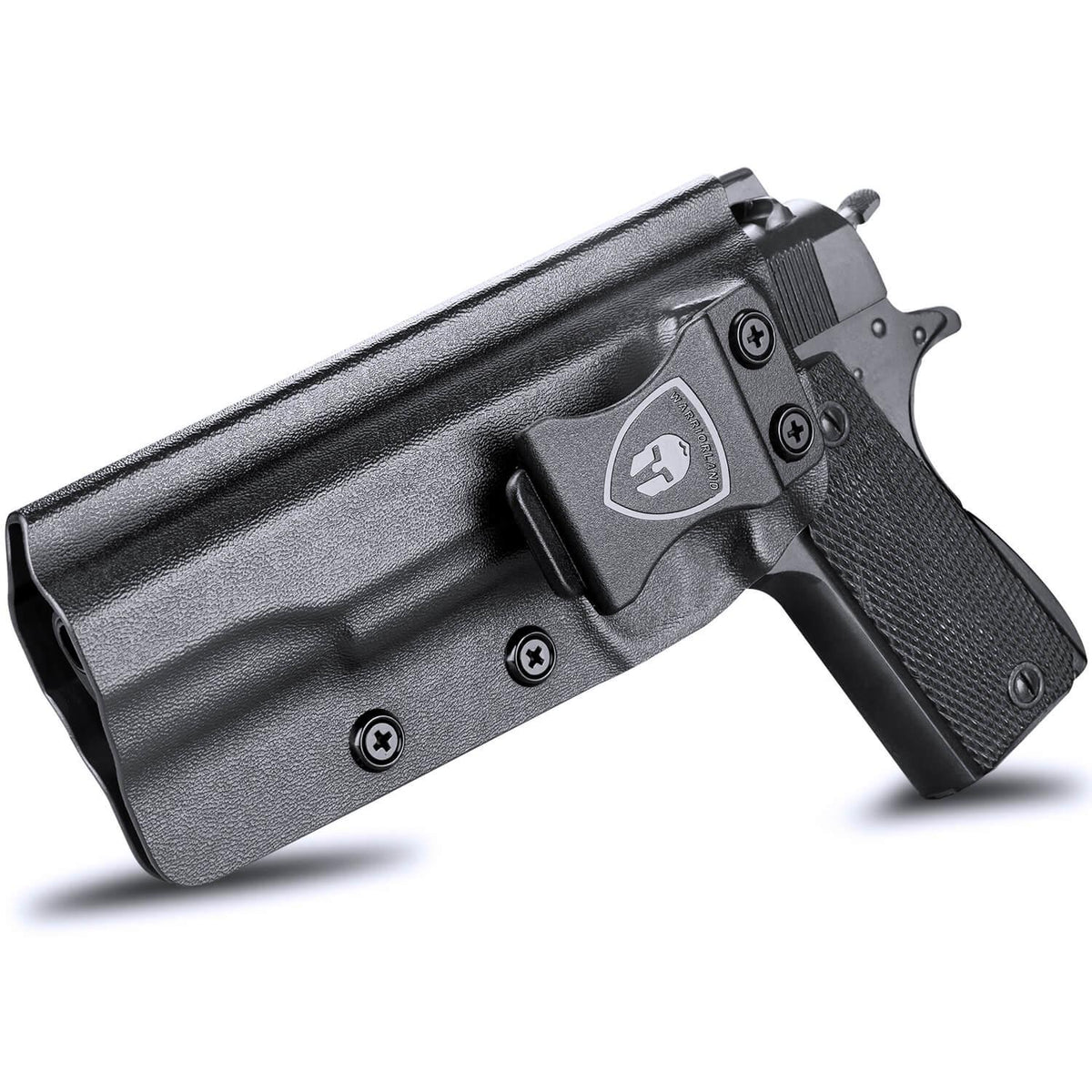 IWB Kydex Holster for 1911  .45 ACP Pistol No Rail Concealed Carry Right/ Left Handed | WARRIORLAND WARRIORLAND