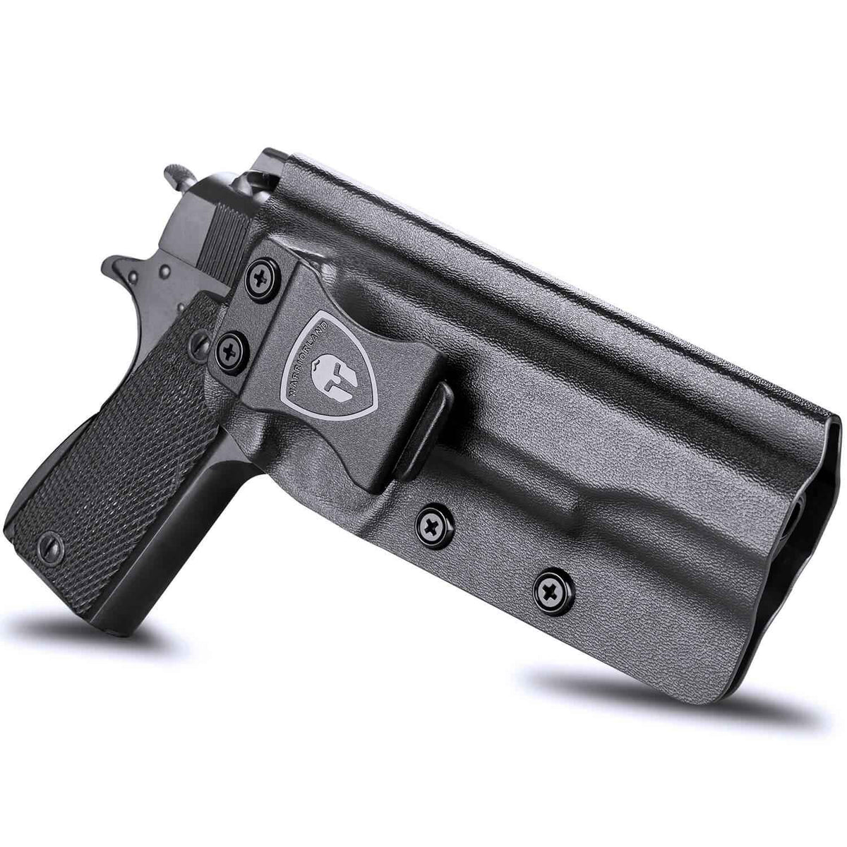 IWB Kydex Holster for 1911 .45 ACP Pistol No Rail Concealed Carry Right/ Left Handed | WARRIORLAND
