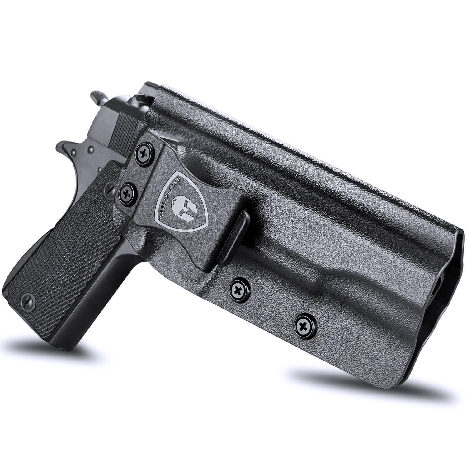 IWB Kydex Holster for 1911 .45 ACP Pistol No Rail Concealed Carry Right/ Left Handed | WARRIORLAND WARRIORLAND