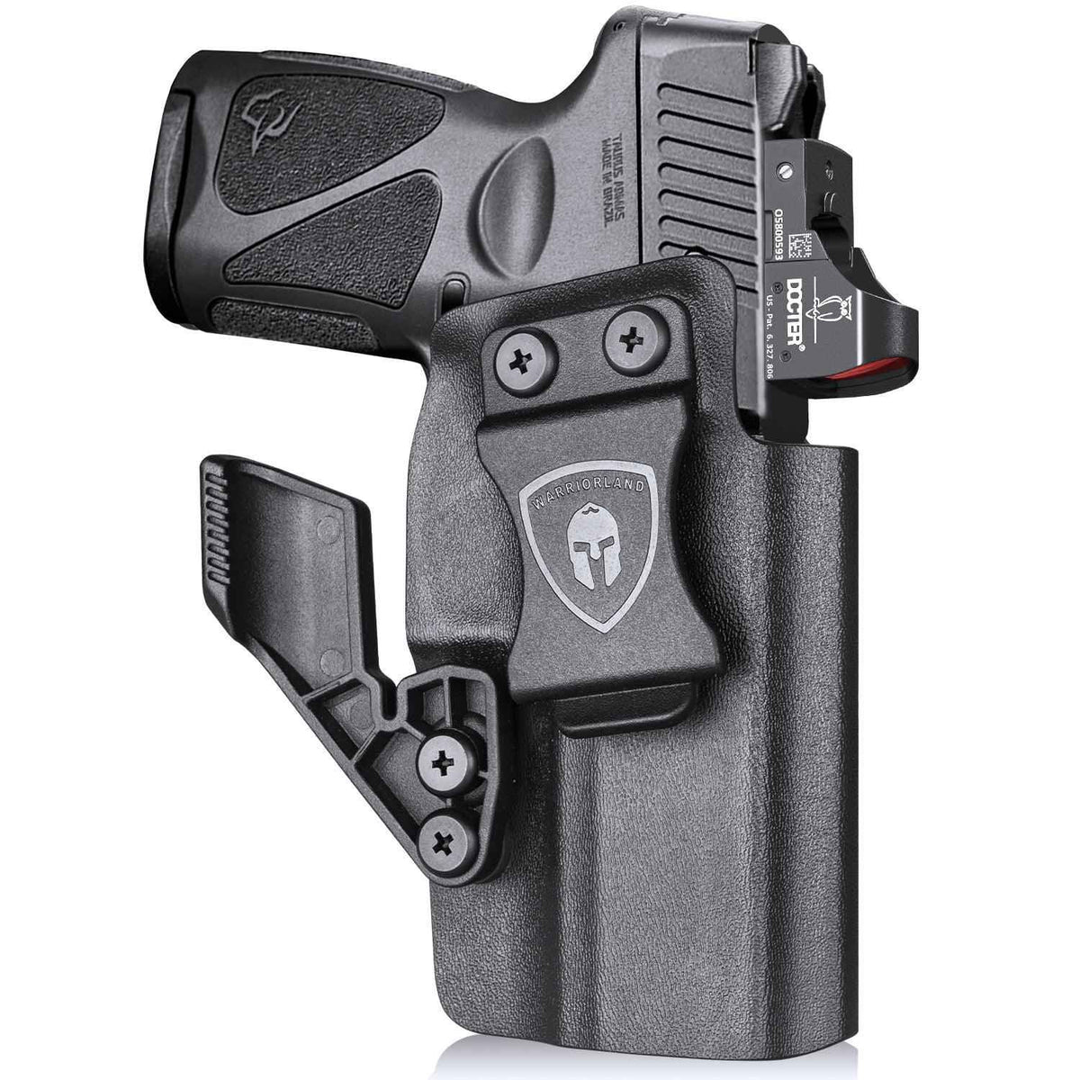 Taurus G3 IWB Kydex Holster with Claw Red Dot Optics Cut Concealed Carry Appendix Concealment Trigger Guard Holsters for Fat Guys | WARRIORLAND