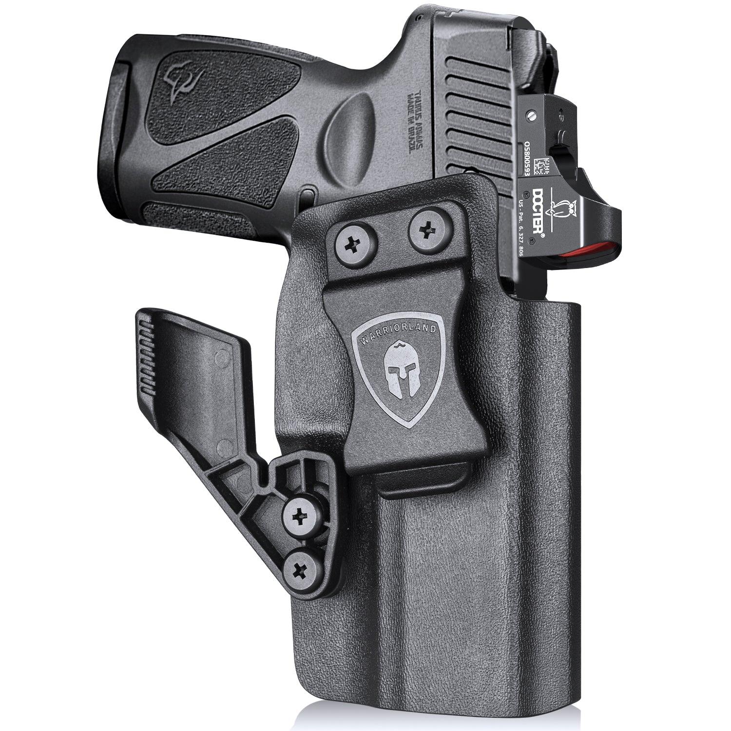 Taurus G3 IWB Kydex Holster with Claw Red Dot Optics Cut Concealed Carry Appendix Concealment Trigger Guard Holsters for Fat Guys | WARRIORLAND WARRIORLAND