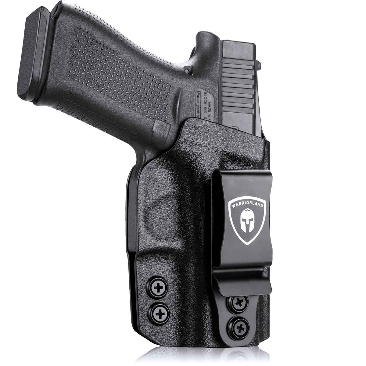 IWB Kydex Glock 43 Holster with Adjustable Ride Height and Metal Belt Clip | WARRIORLAND