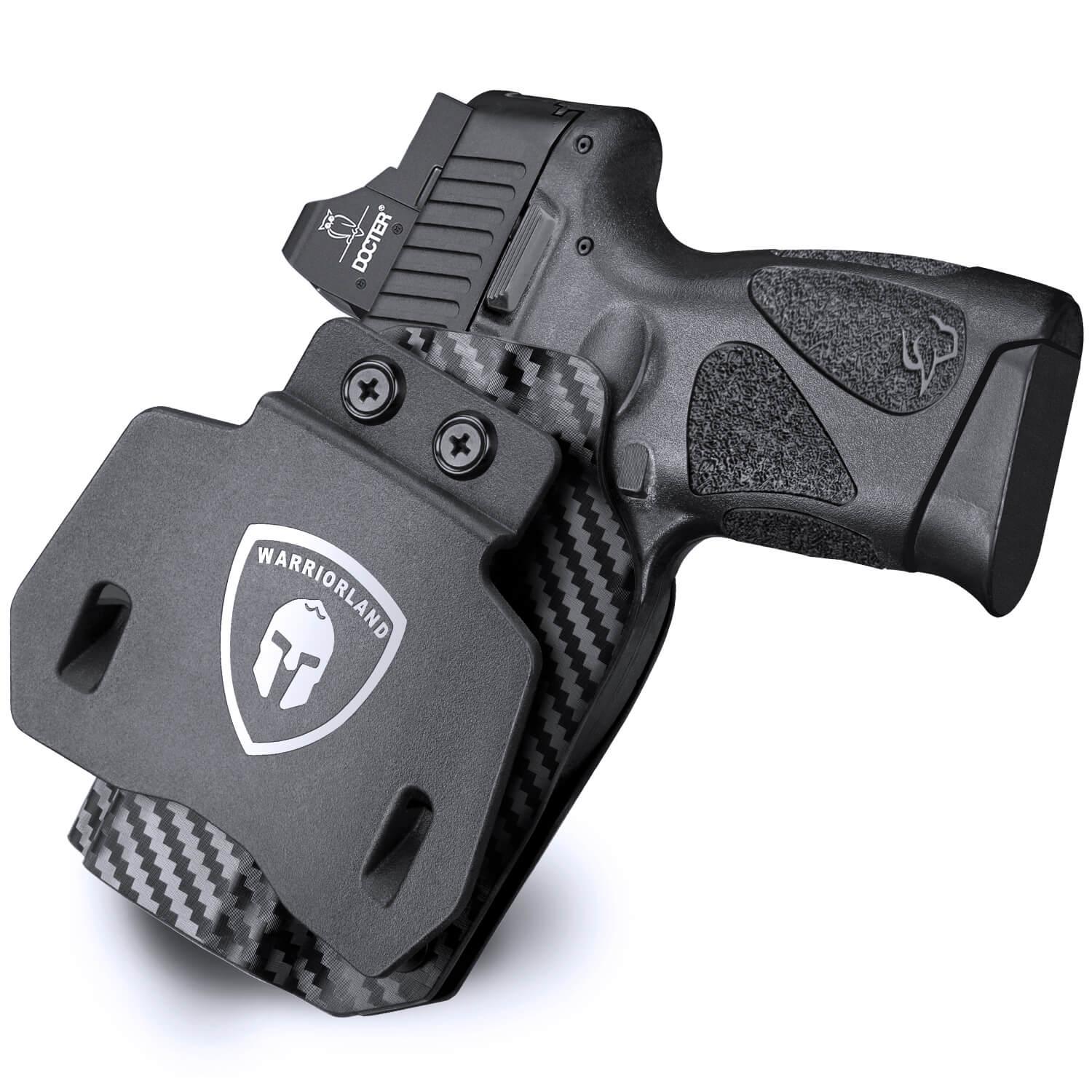 Carbon Fiber Kydex OWB Paddle Open Carry Holster for Taurus G2C G3C Millennium G2 PT111 PT140 WARRIORLAND