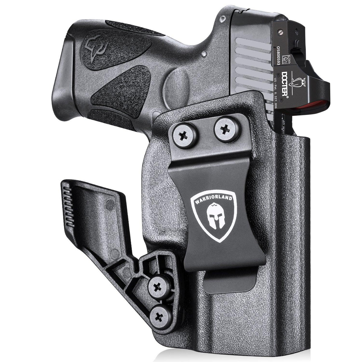 1.75 Inch Metal Clip IWB Kydex Holsters with Optics Ready & Claw for Taurus G2C Taurus G3C Taurus G3C TORO Taurus G3 Taurus PT111 Millennium G2 Taurus PT140 Millennium G2  | Right Hand WARRIORLAND