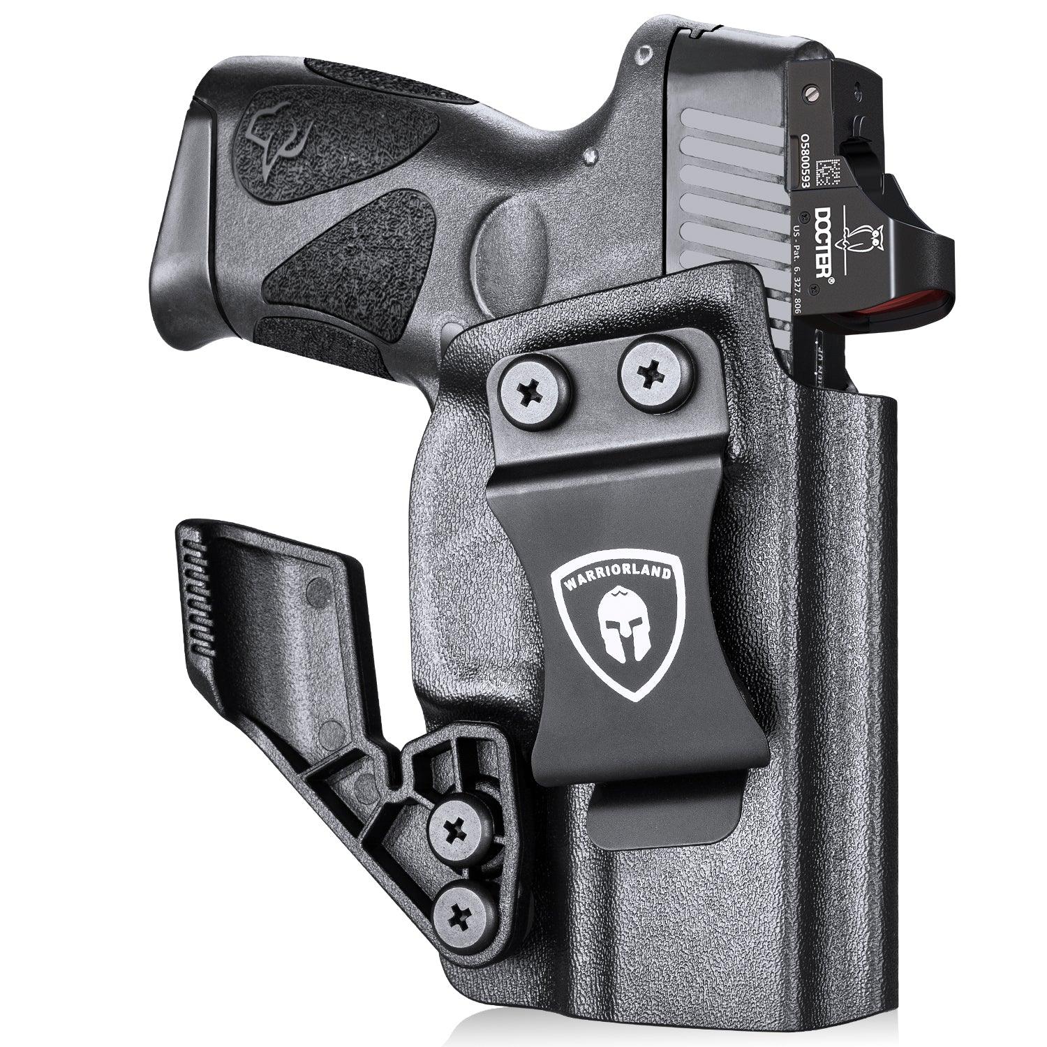 1.75 Inch Metal Clip IWB Kydex Holsters with Optics Ready & Claw for Taurus G2C Taurus G3C Taurus G3C TORO Taurus G3 Taurus PT111 Millennium G2 Taurus PT140 Millennium G2 | Right Hand WARRIORLAND