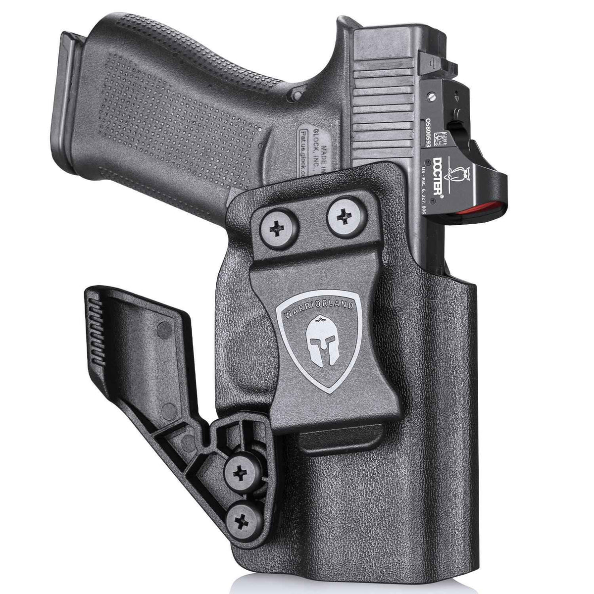 Glock 43 / 43x Kydex Holster with Claw and Red Dot Optics Cut for Appendix Carry - WARRIORLAND