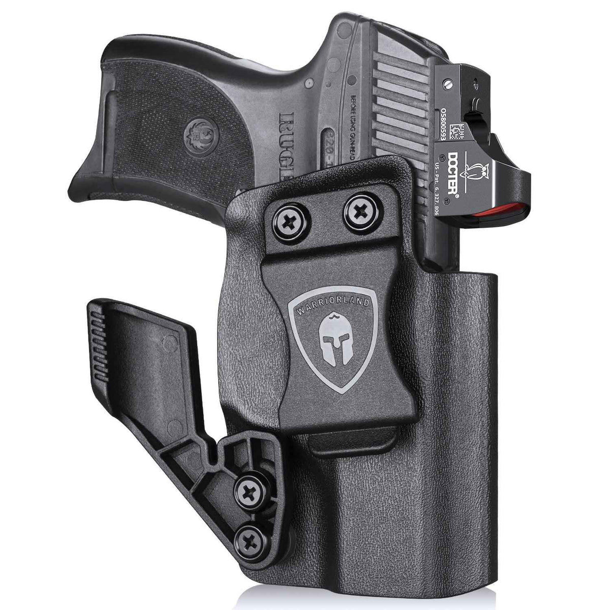 LC9 LC9S EC9S LC380 Ruger with Optics Cut Red Dot Inside Waistband Holster with Claw Trigger Guard Holsters for Fat Guys | WARRIORLAND