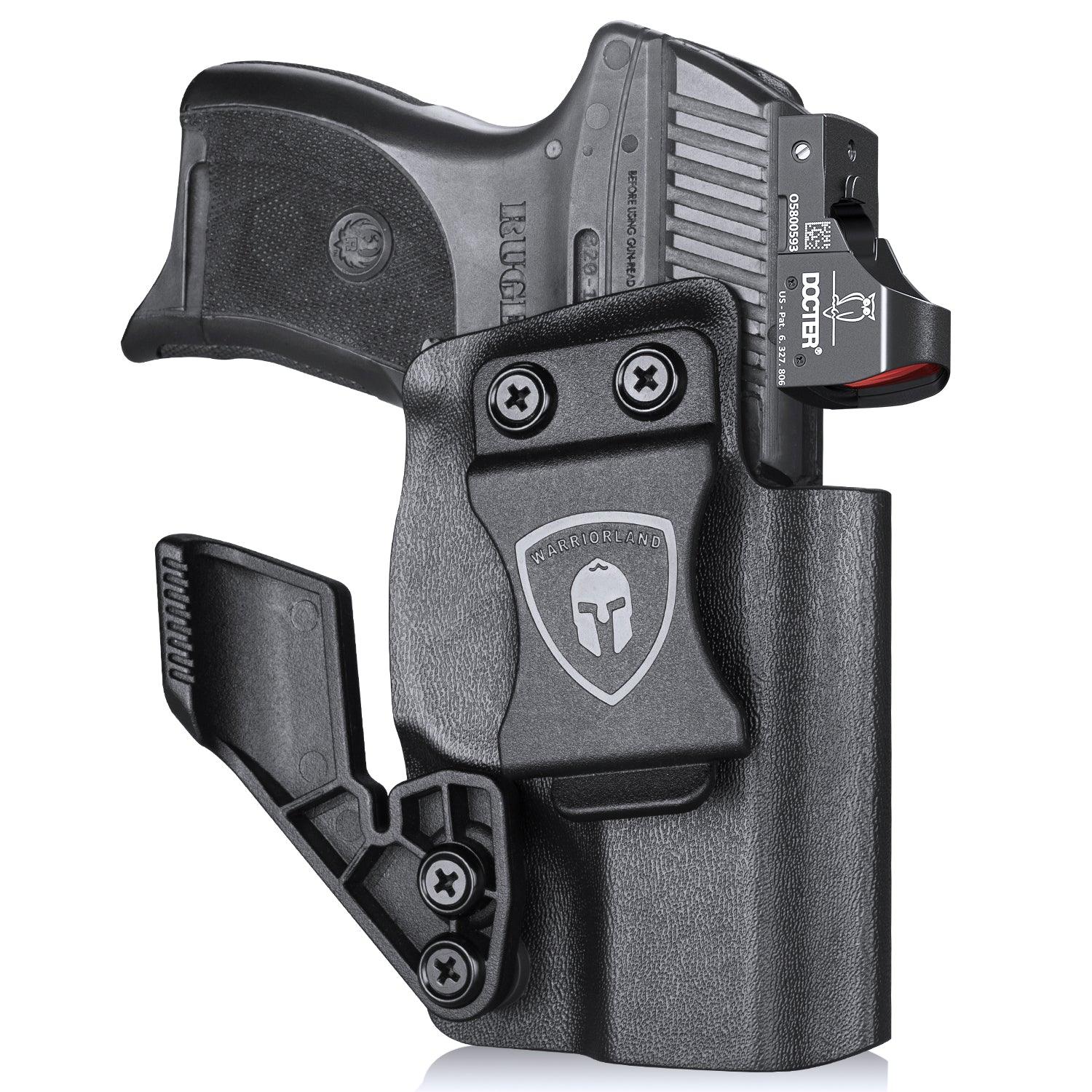 LC9 LC9S EC9S LC380 Ruger with Optics Cut Red Dot Inside Waistband Holster with Claw Trigger Guard Holsters for Fat Guys | WARRIORLAND WARRIORLAND