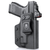 Glock 19 TLR8/TLR8A Holster IWB Kydex Holster Optic Cut Fit: Glock 17 19 19X 44 45 Gen 3-5 & Glock 23 32 Gen 3-4 TLR-8/TLR-8A, Inside Waistband Conceal Carry, Adj Retention, Right Hand | WARRIORLAND WARRIORLAND