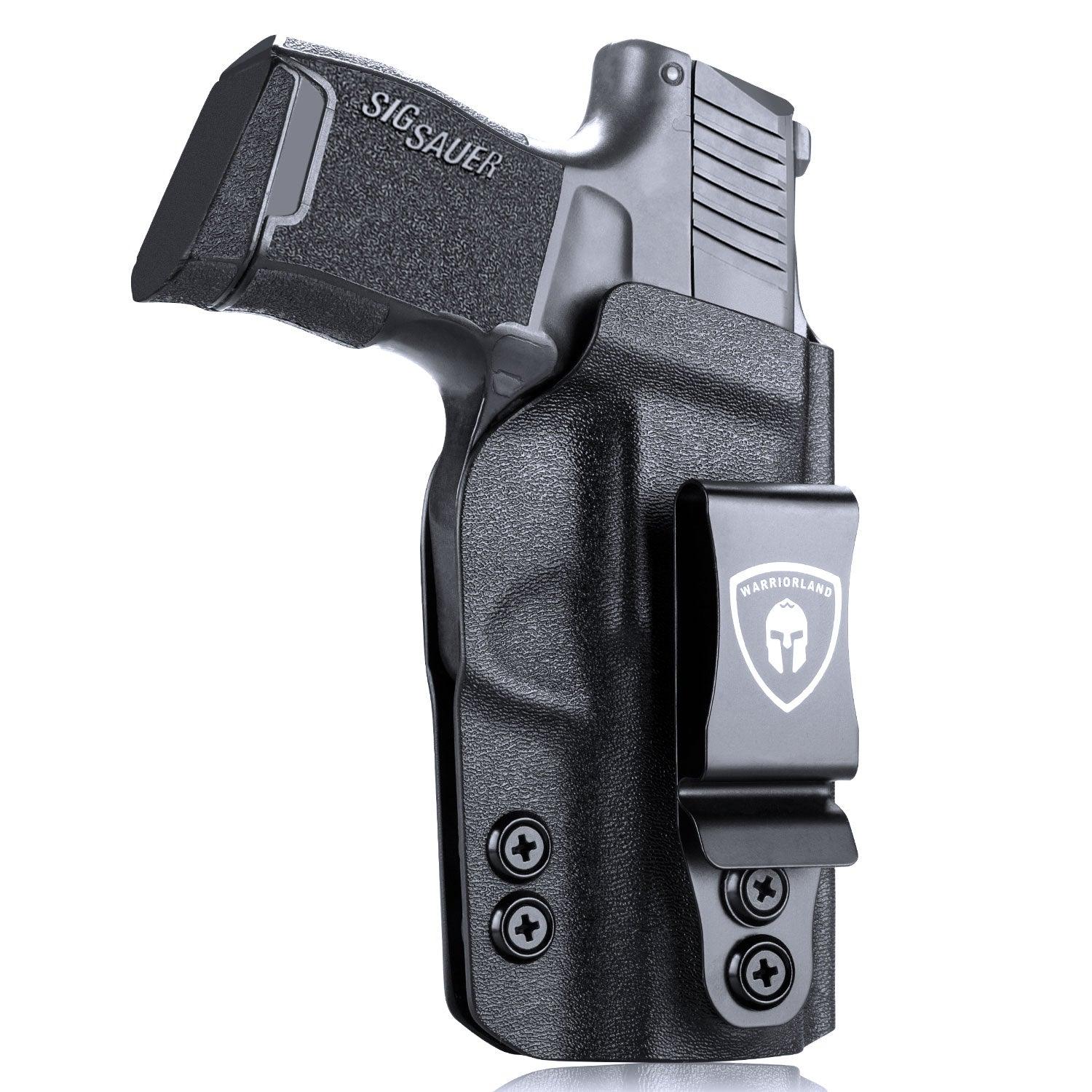 IWB Kydex Holster for Sig Sauer P365 SAS P365X P365XL 9mm Pistol Adjustable Ride Height Metal Belt Clip | WARRIORLAND WARRIORLAND