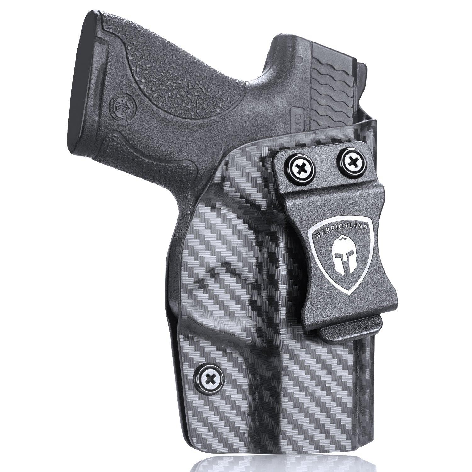 Carbon Fiber Kydex IWB Holster for Smith & Wesson M&P Shield/ Plus/ M2.0 9mm/.40 Pistol | WARRIORLAND WARRIORLAND