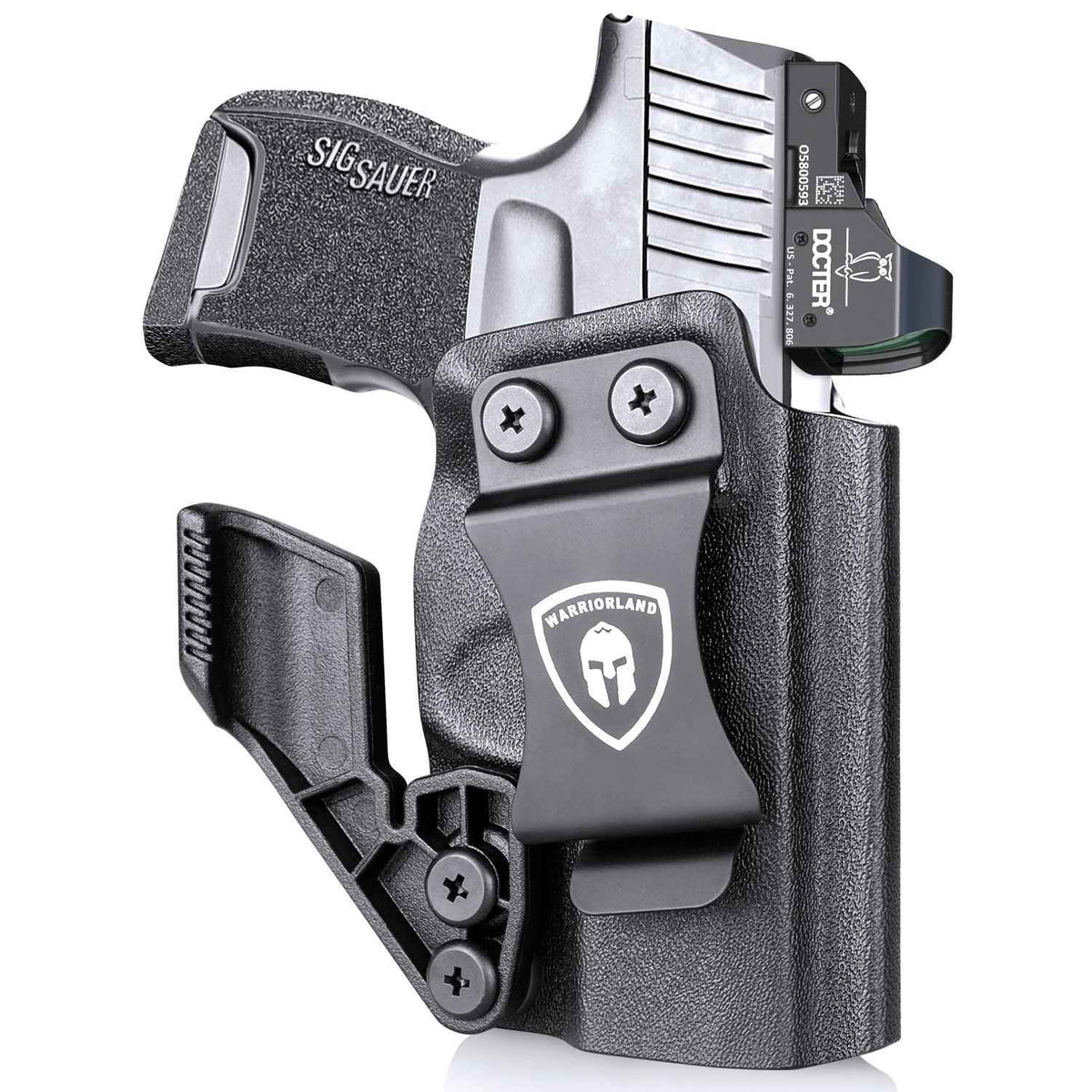 1.75 Inch Metal Clip Kydex IWB Holster with Claw Wing RDS Optics Cut for Sig Sauer P365/P365X/P365XL/P365 SAS | Right Hand
