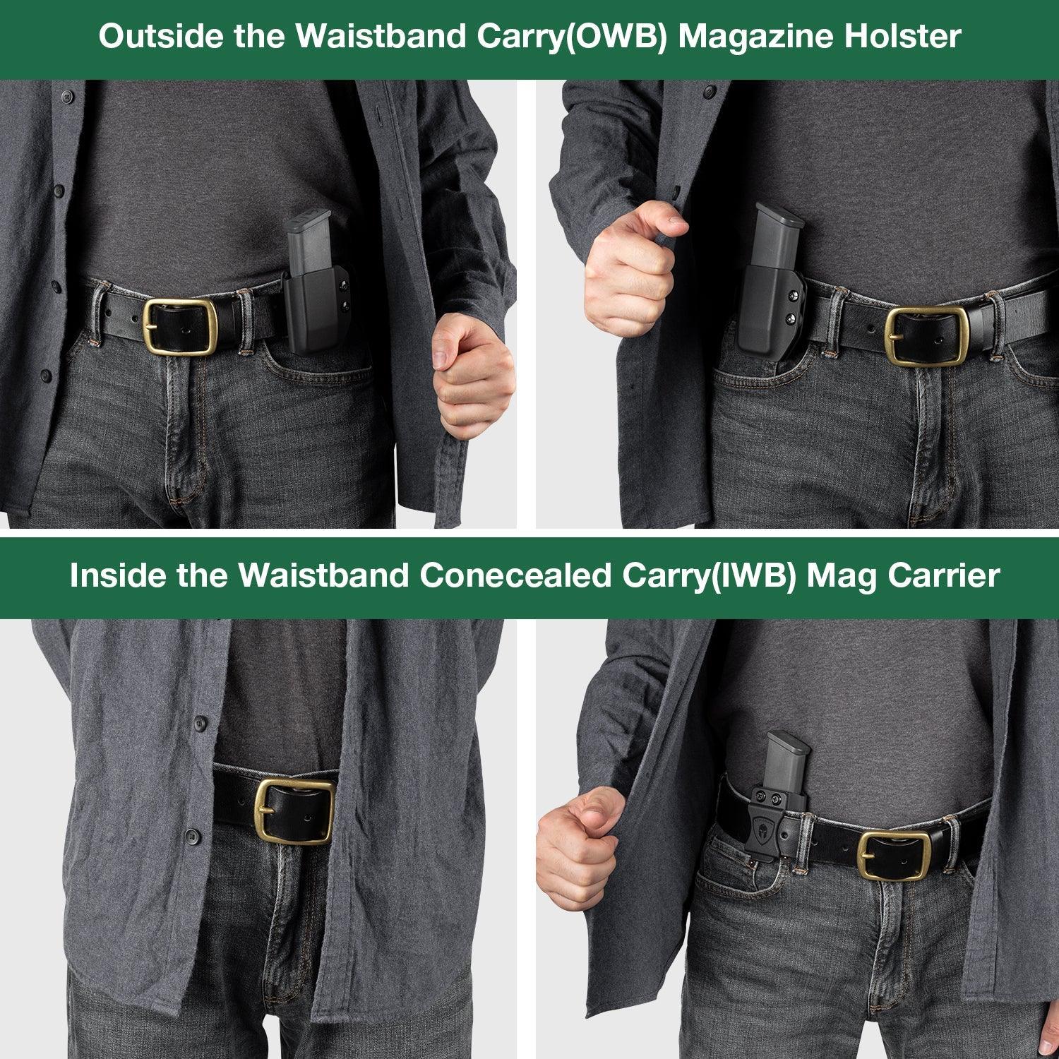 Free Gift Kydex Universal Mag Carrier Need to Choose From Mag options: 9mm .40 / .45ACP, Single / Double Stack | WARRIORLAND WARRIORLAND