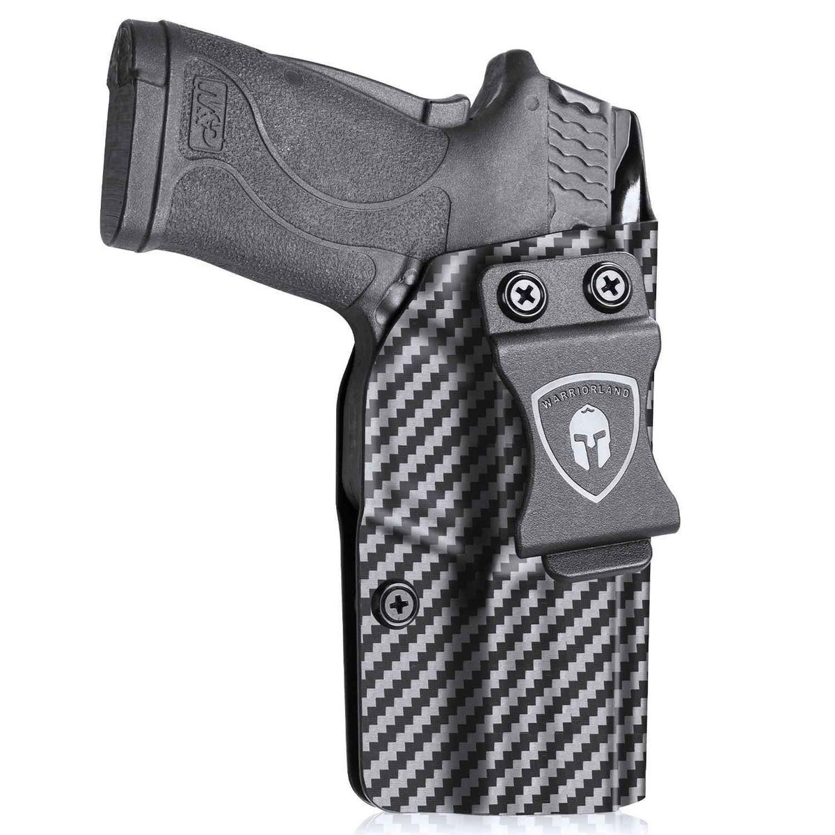 Carbon Fiber Kydex Smith & Wesson M&P Shield 9mm 380 EZ IWB Holster | WARRIORLAND