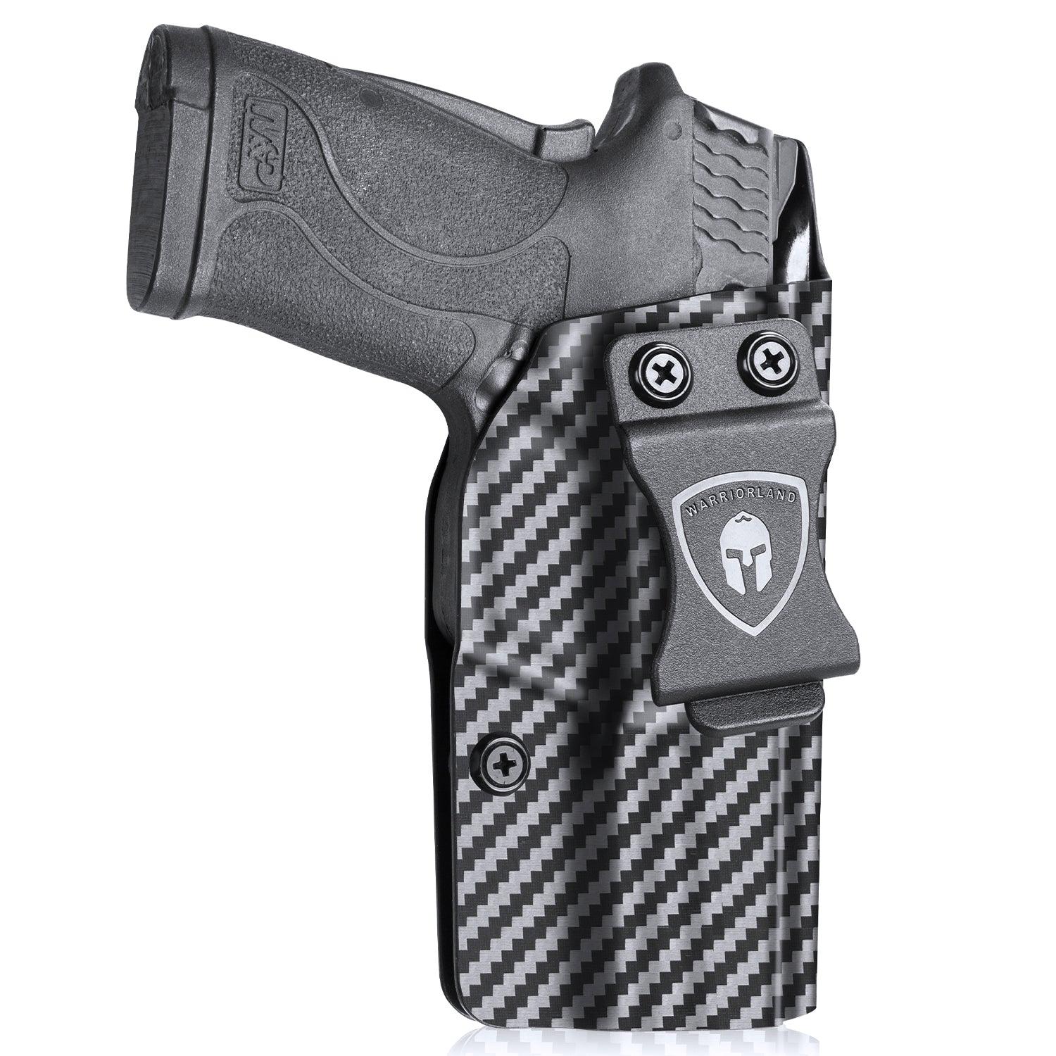 Carbon Fiber Kydex Smith & Wesson M&P Shield 9mm 380 EZ IWB Holster | WARRIORLAND WARRIORLAND