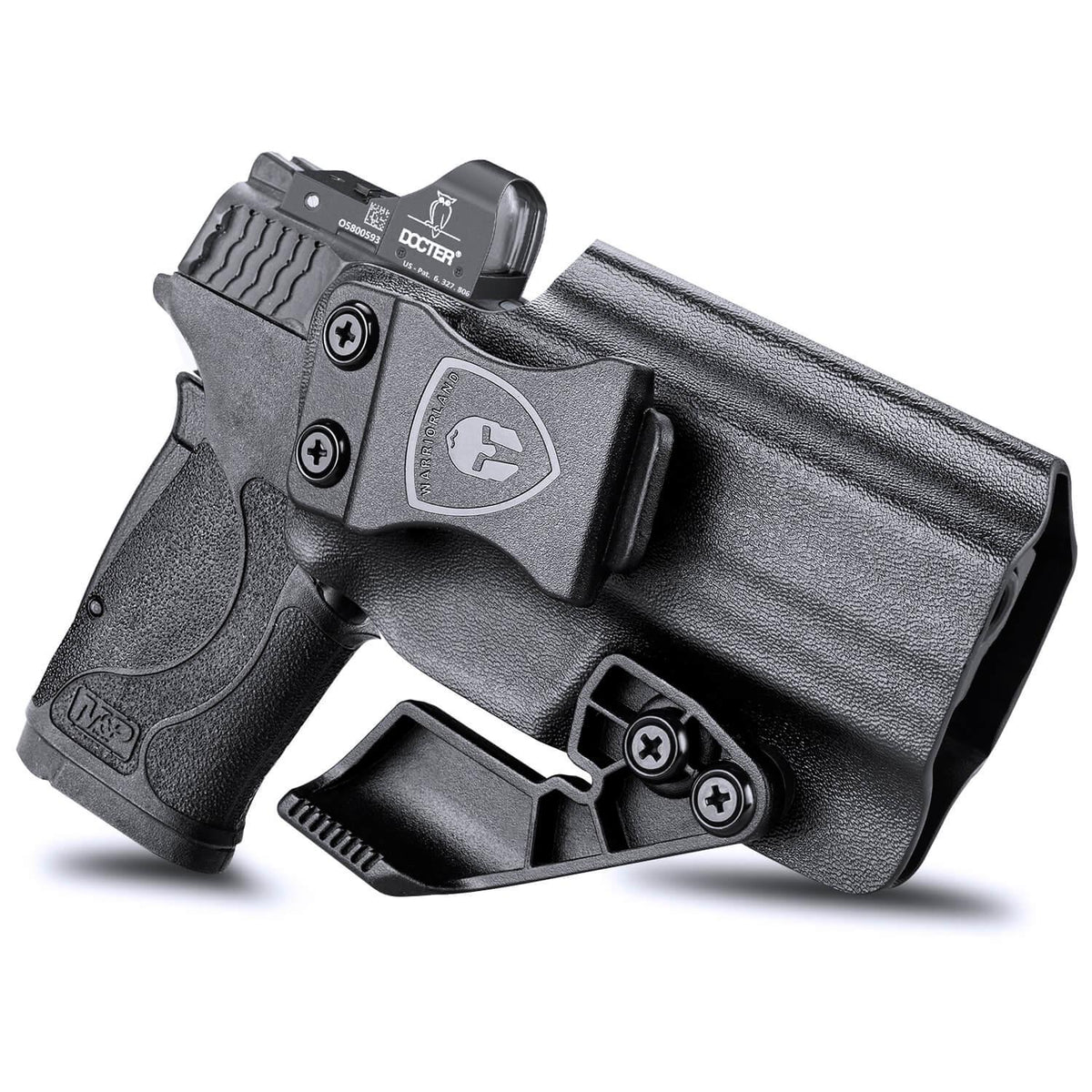 Smith & Wesson M&P Shield 9mm 380 EZ Kydex IWB Holster with Claw  for Fat Guys | WARRIORLAND WARRIORLAND