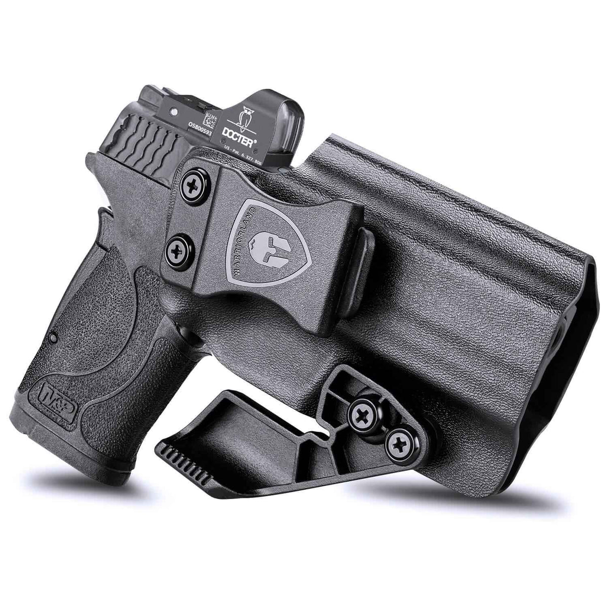 Smith & Wesson M&P Shield 9mm 380 EZ Kydex IWB Holster with Claw for Fat Guys | WARRIORLAND
