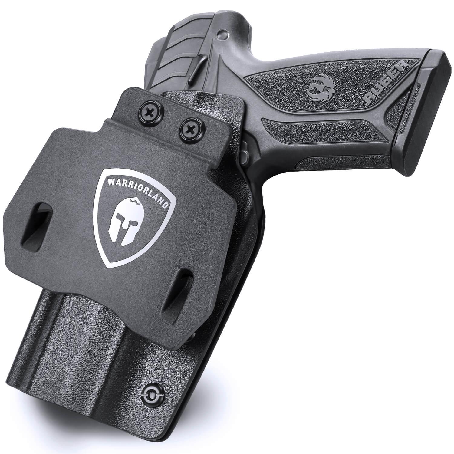 Open Carry OWB Kydex Paddle Holster for Ruger Security 9mm Compact with Red Dot Trigger Guard | WARRIORLAND WARRIORLAND