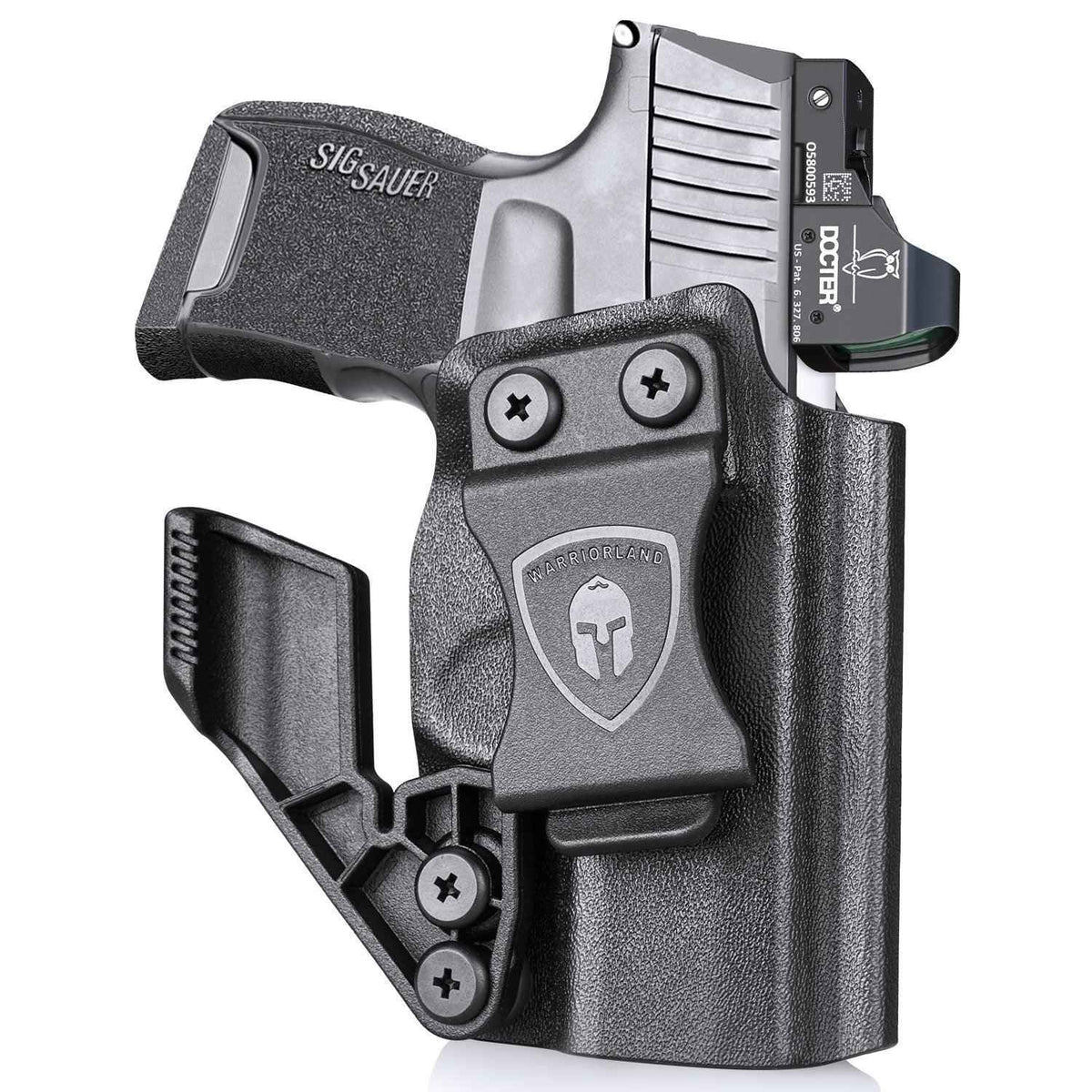 IWB Kydex Holster with Claw for Sig Sauer P365 SAS P365X P365XL 9mm Pistol with Optics Cut for Fat Guys | WARRIORLAND