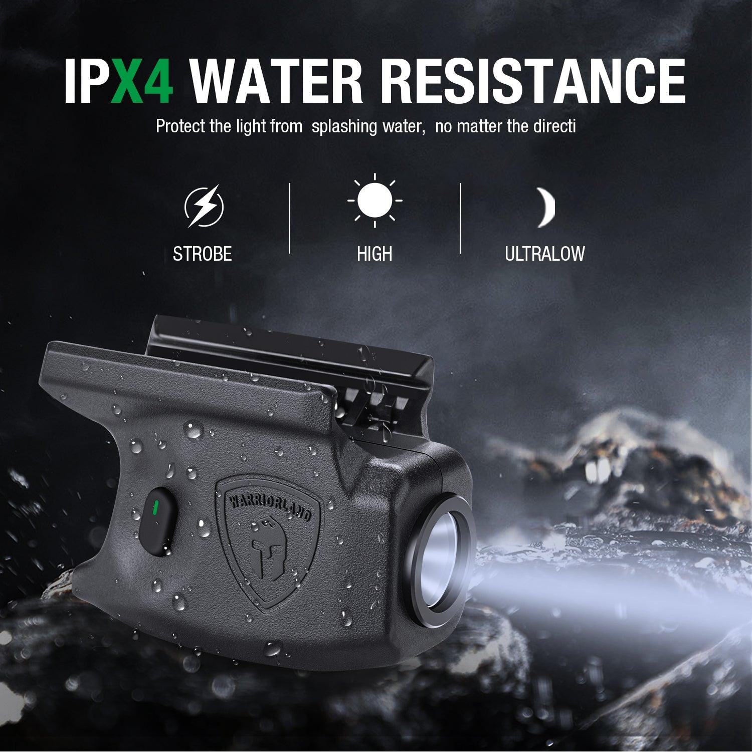 Tactical Weapon Mount Gun Light for Sig Sauer P365 / P365 X XL with Matching Kydex IWB Holster Combo WARRIORLAND