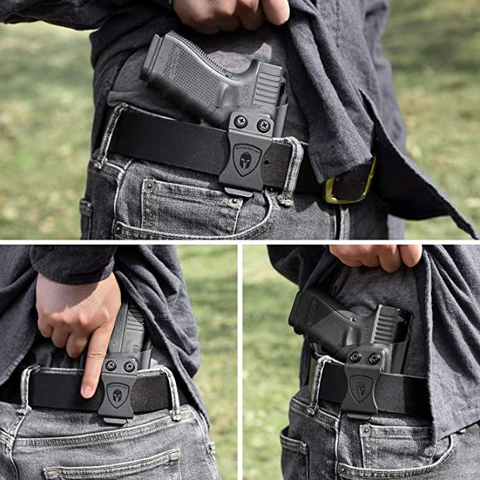 Ruger LCP 2 II .380 Pistol KYDEX IWB Holster Inside Waistband Appendix Carry Trigger Guard Right/ Left Handed | WARRIORLAND WARRIORLAND
