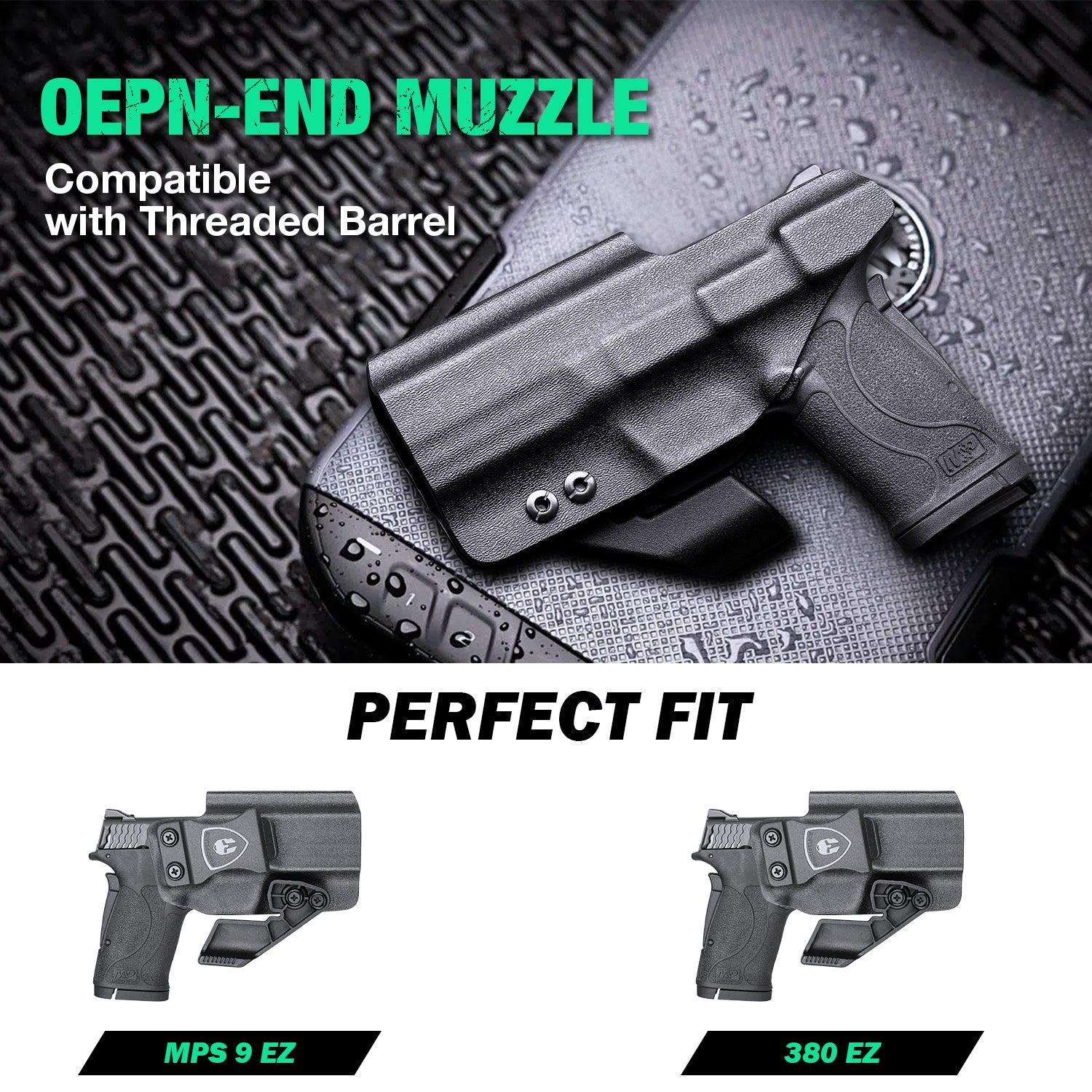 Smith & Wesson M&P Shield 9mm 380 EZ Kydex IWB Holster with Claw for Fat Guys | WARRIORLAND WARRIORLAND