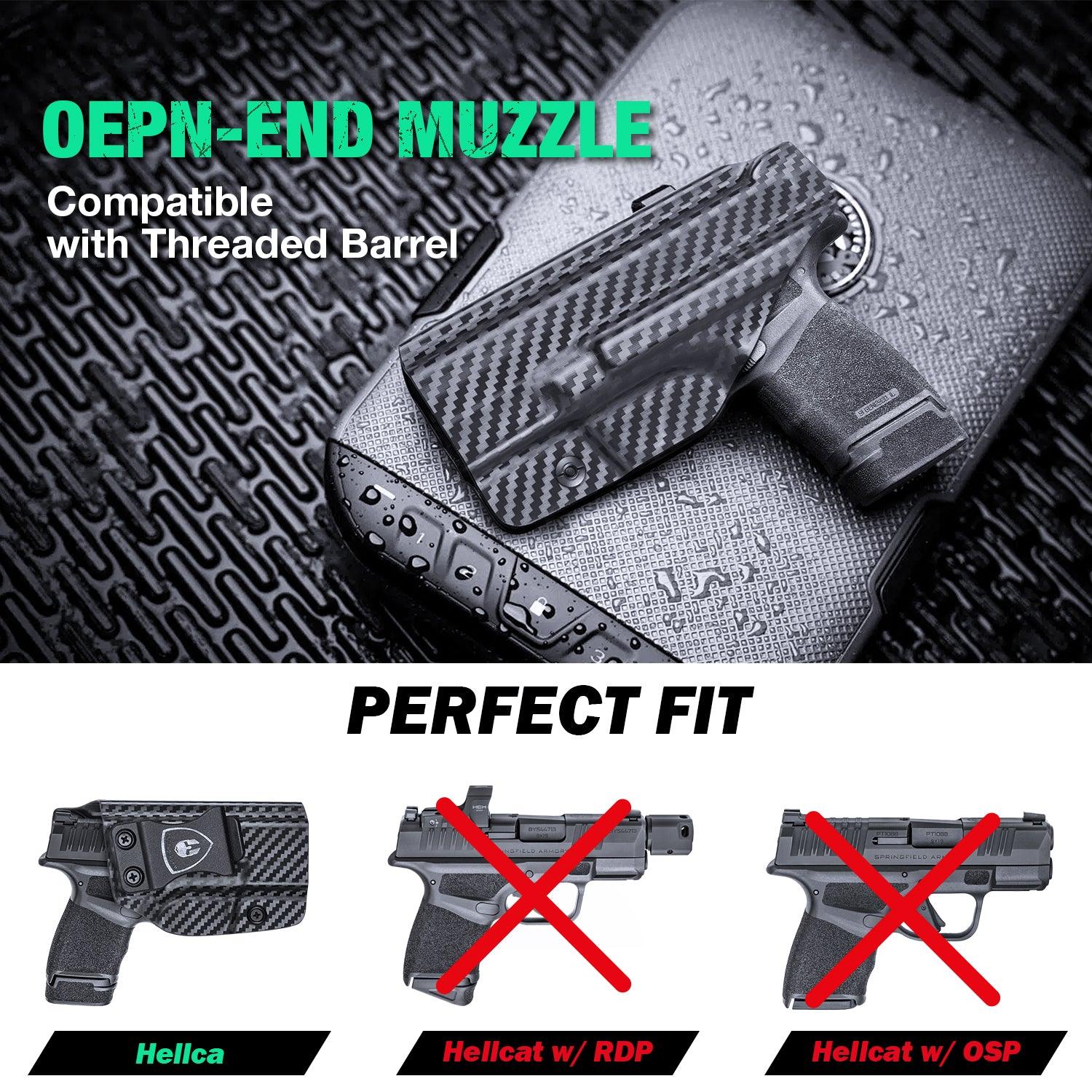 Carbon Fiber Kydex IWB Holster for Springfield Armory Hellcat/ Pro 9mm | WARRIORLAND WARRIORLAND