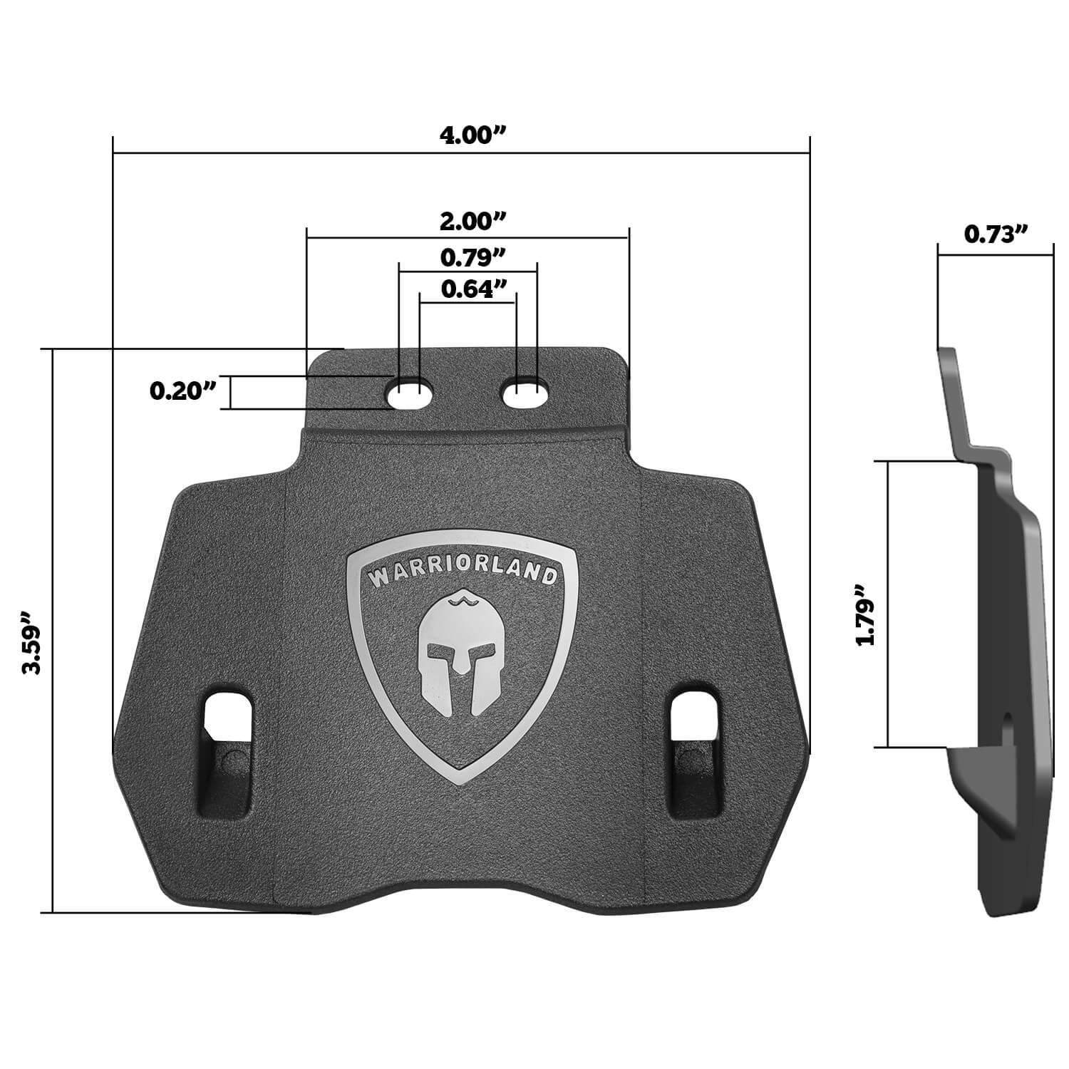 1.75'' OWB GUN Holster Paddle | WARRIORLAND WARRIORLAND