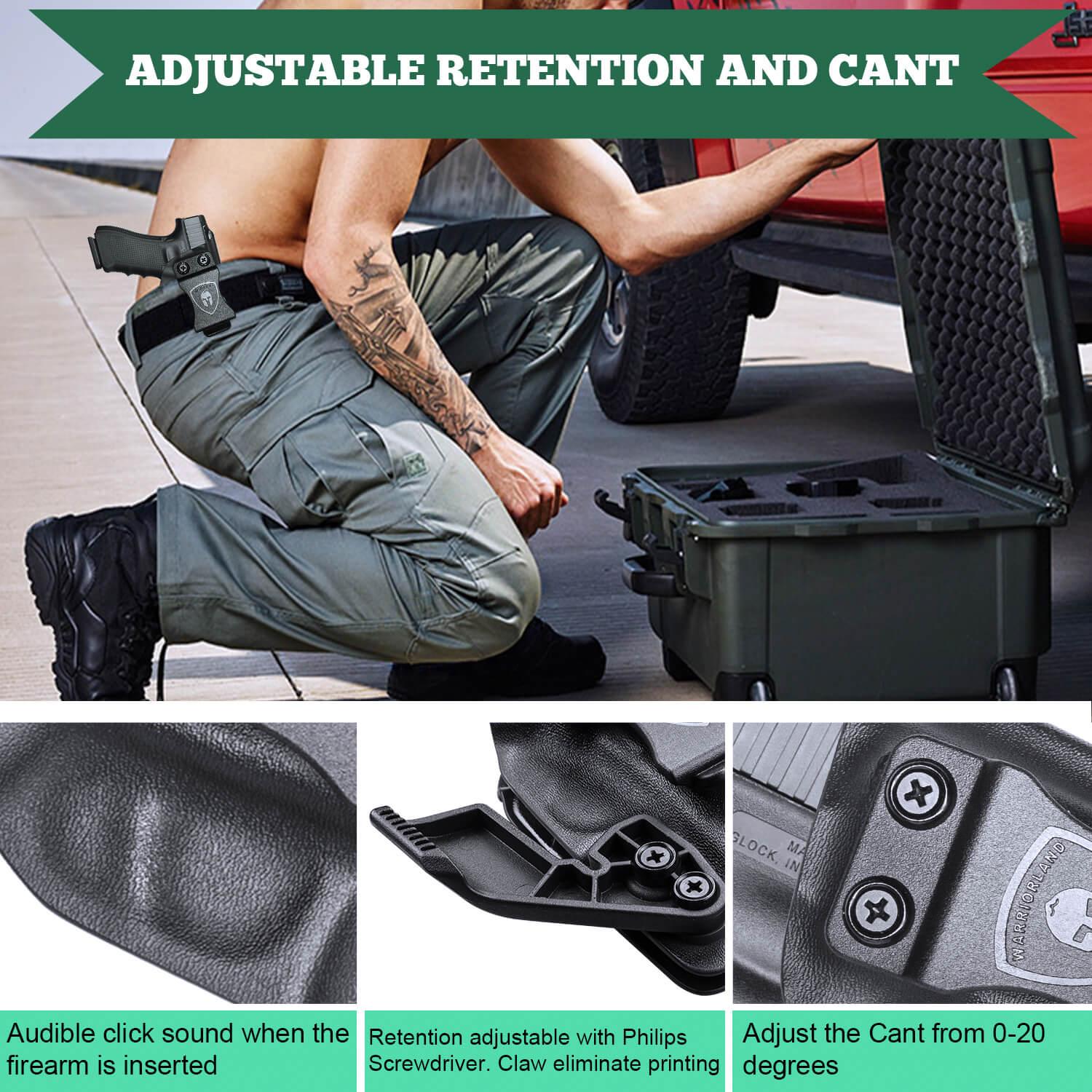 Ruger Security 9mm Compact Inside Waistband Holster Concealed Carry with Claw holsters for Fat Guys | WARRIORLAND WARRIORLAND